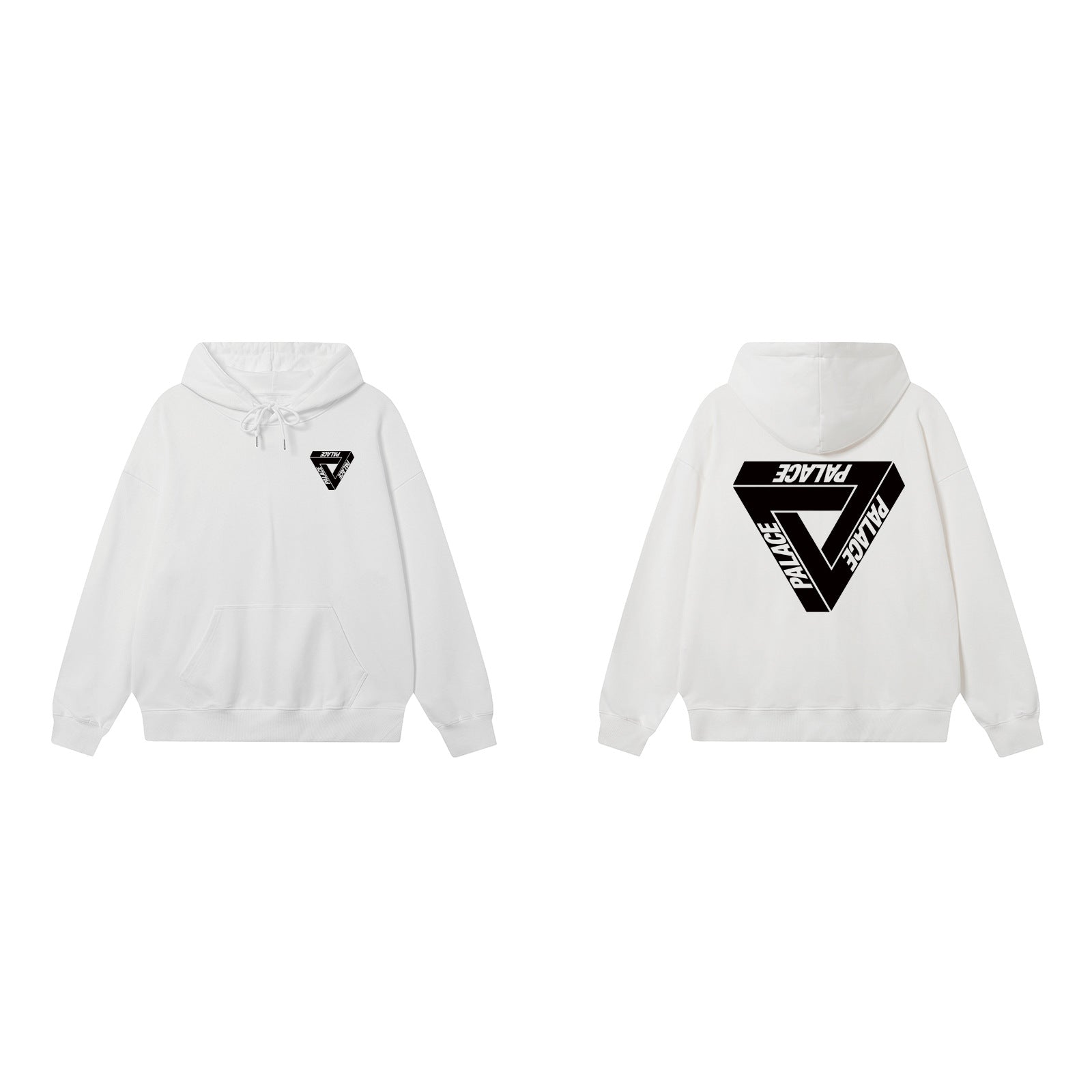 Palace White Optical Illusion Tri-Ferg Hoodie