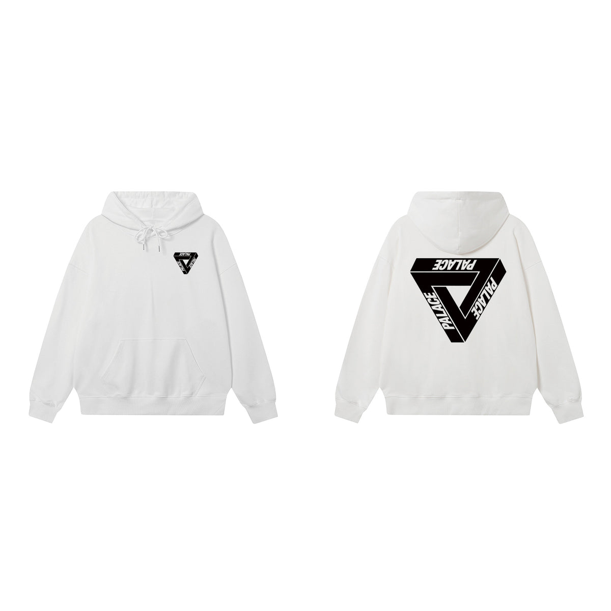 Palace White Optical Illusion Tri-Ferg Hoodie