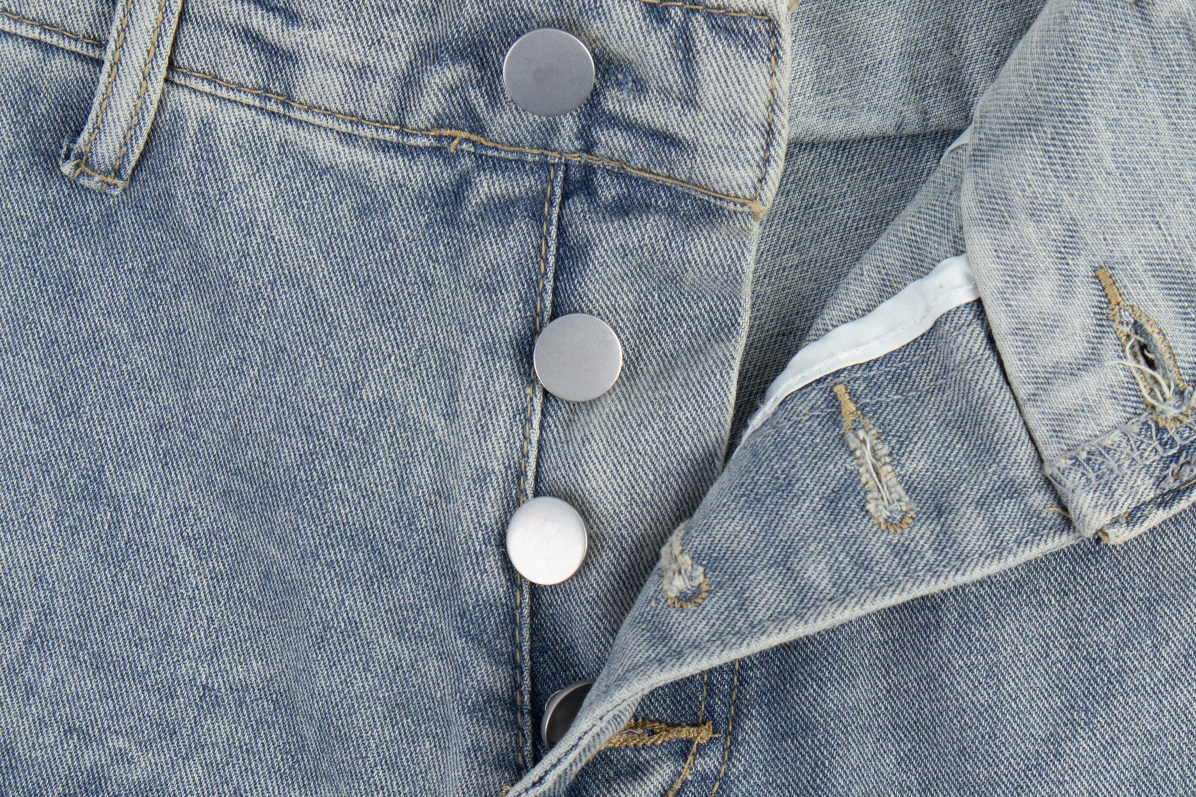 Omirad Distressed Panel Denim Pants