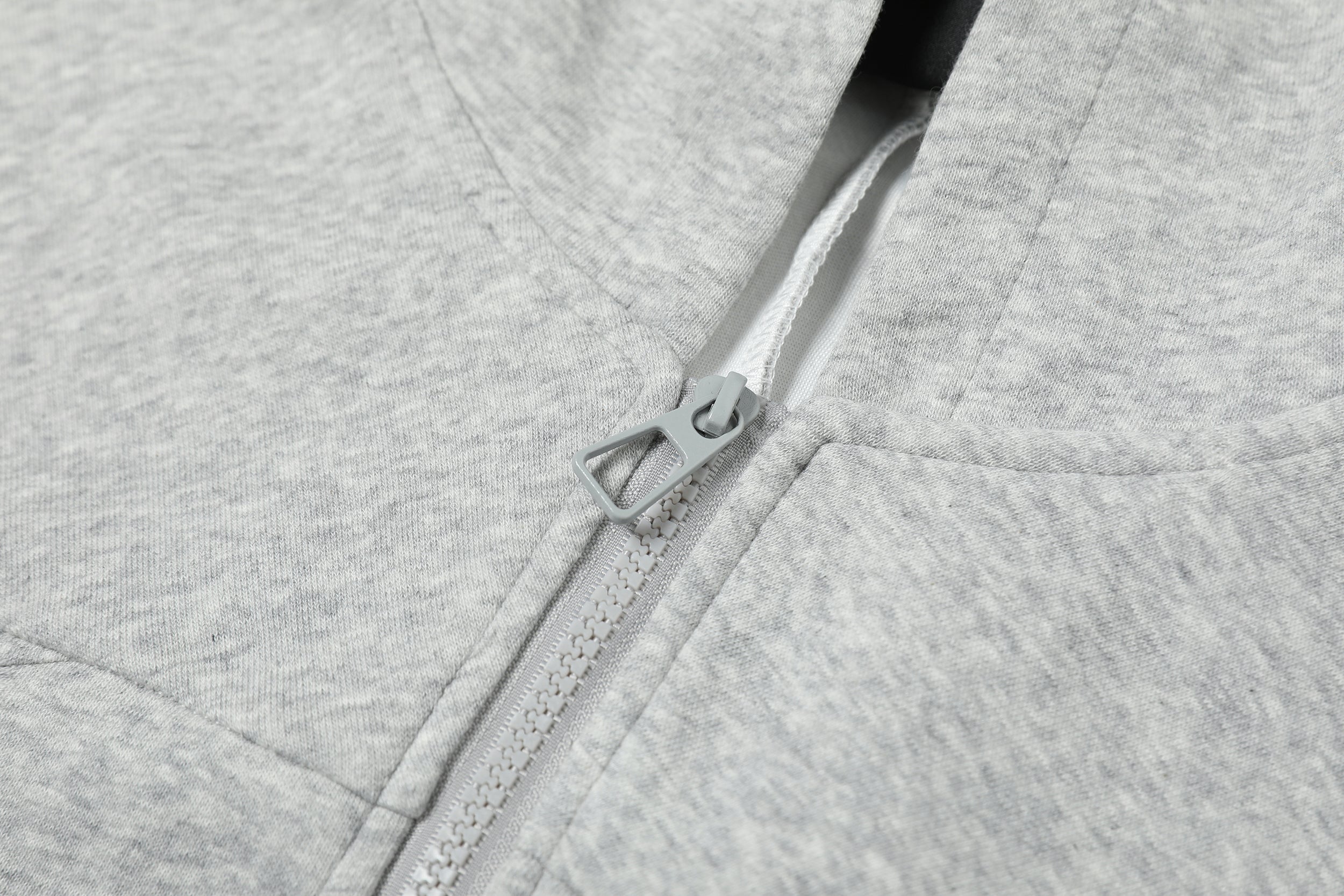 Omirad Structured Panel Zip-Up Hoodie