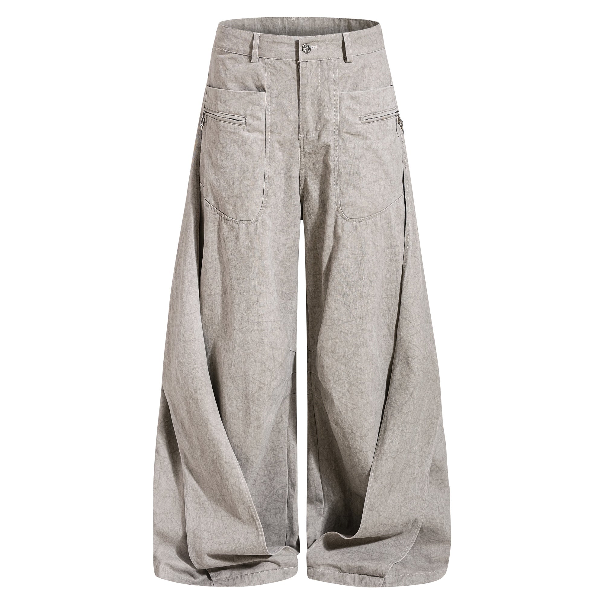 Omirad Washed Balloon Denim Jeans