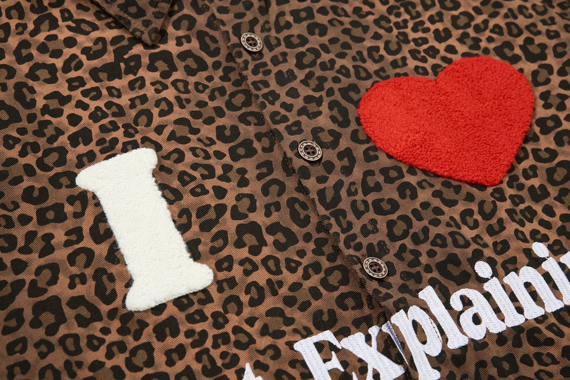 Omirad Leopard Print Statement Shirt