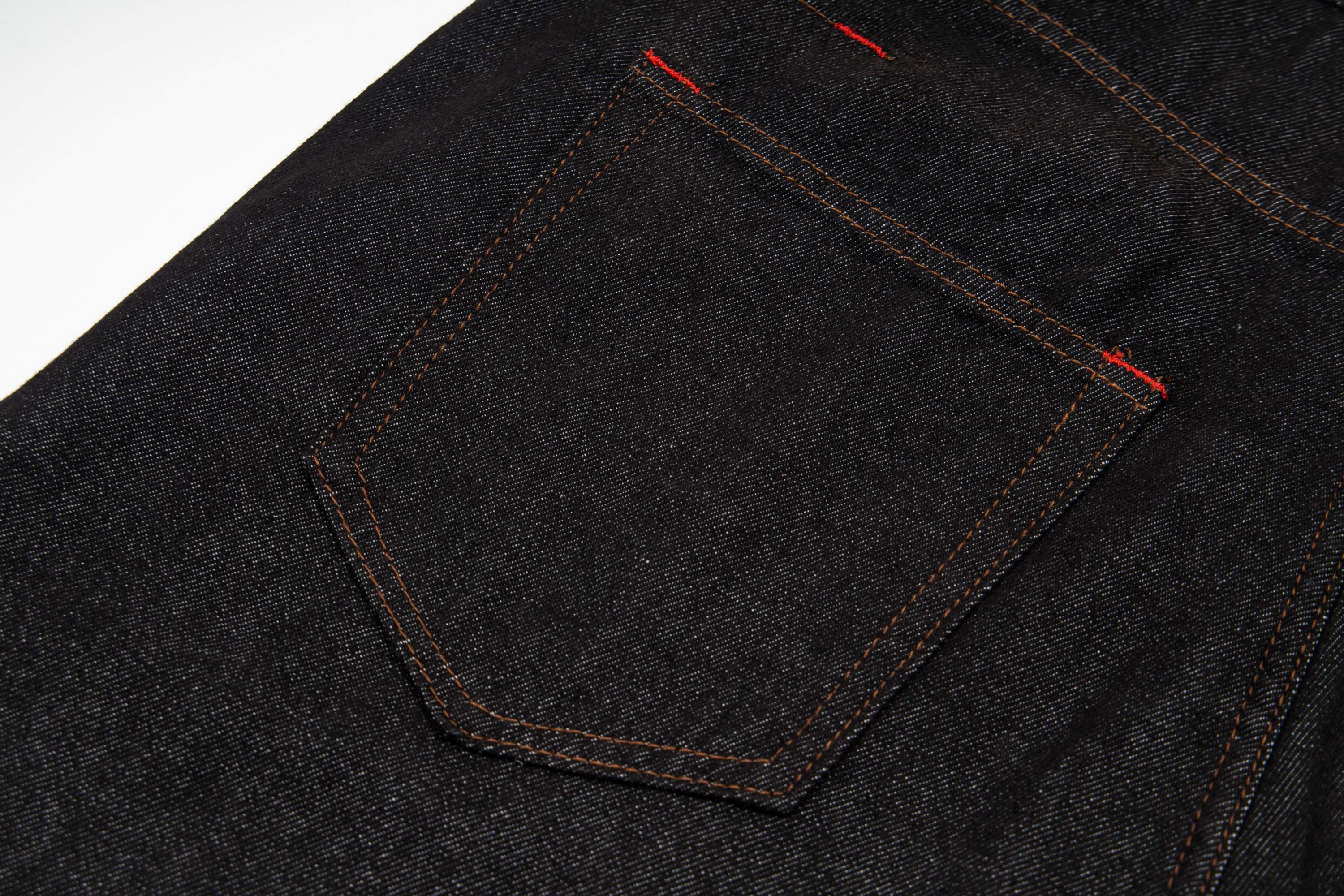 Omirad Hook Closure Wide-Leg Denim Pants