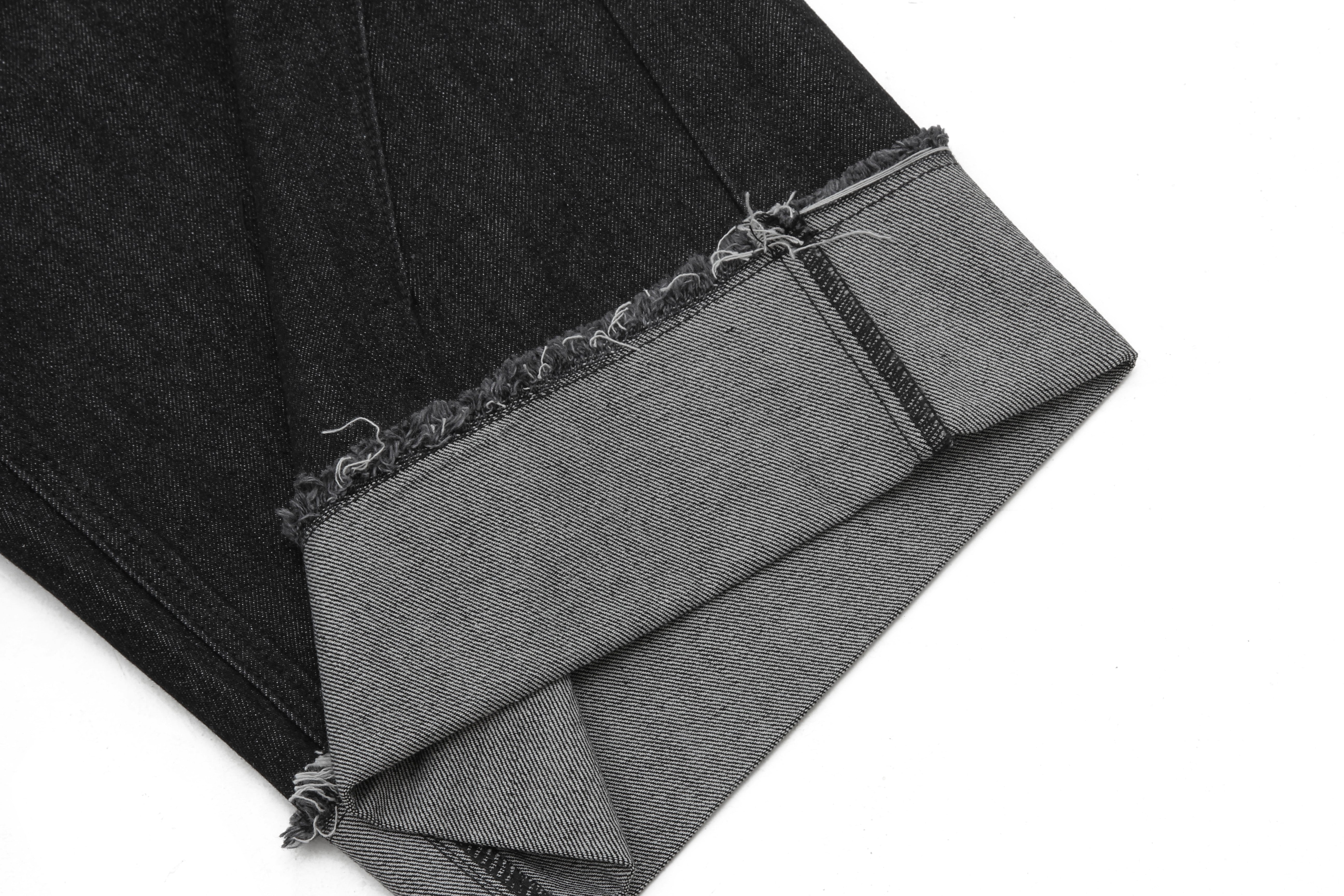 Omirad Distressed Wide-Leg Denim Shorts