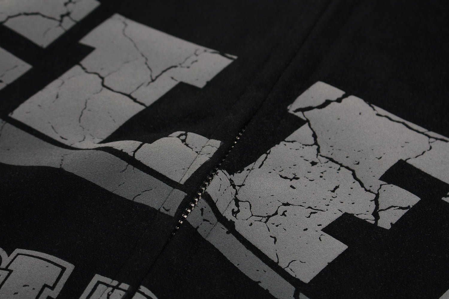 Omirad Suede-Finish Retro Zip Hoodie