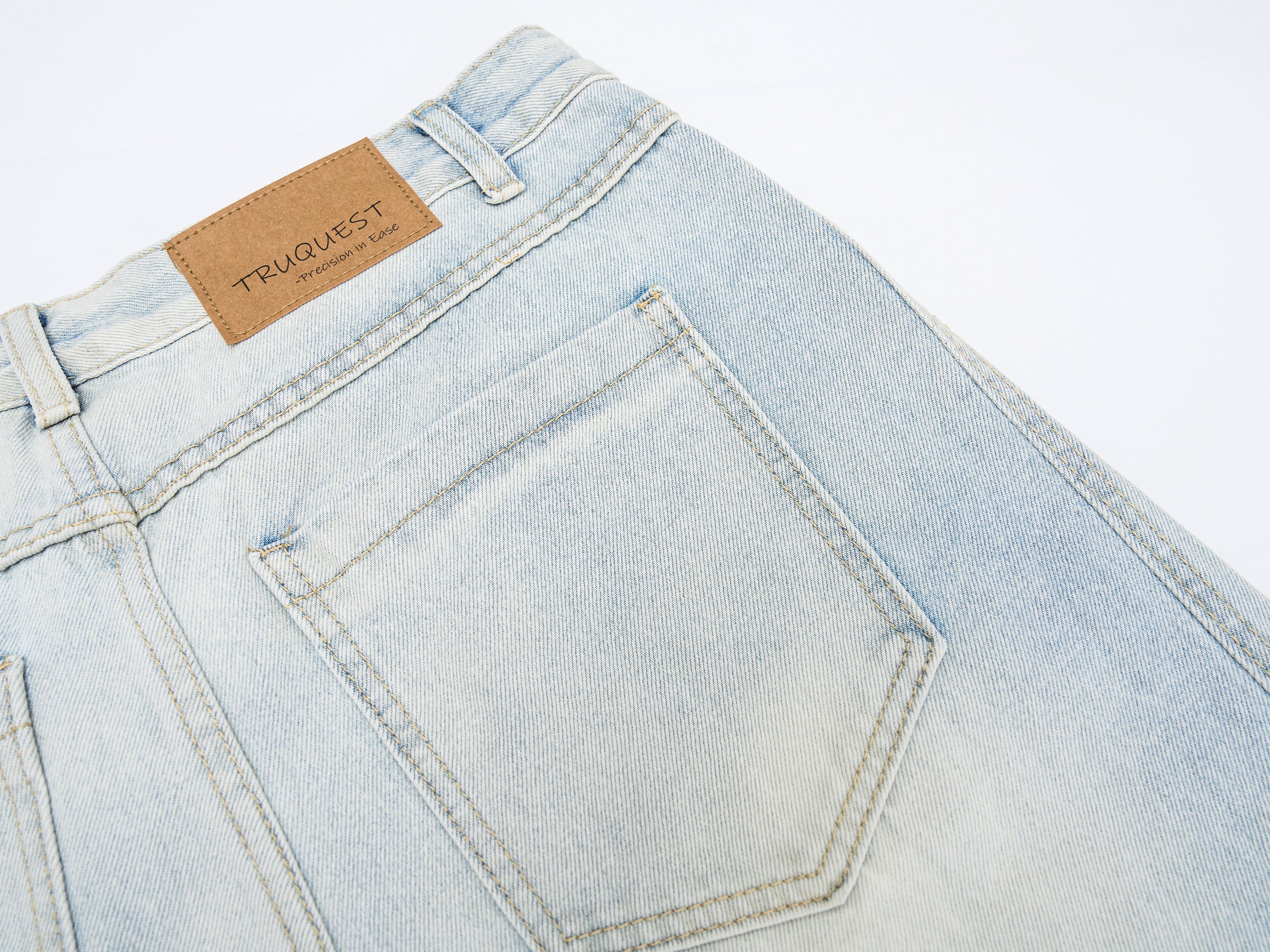 Omirad Vintage Wide-Leg Washed Jeans