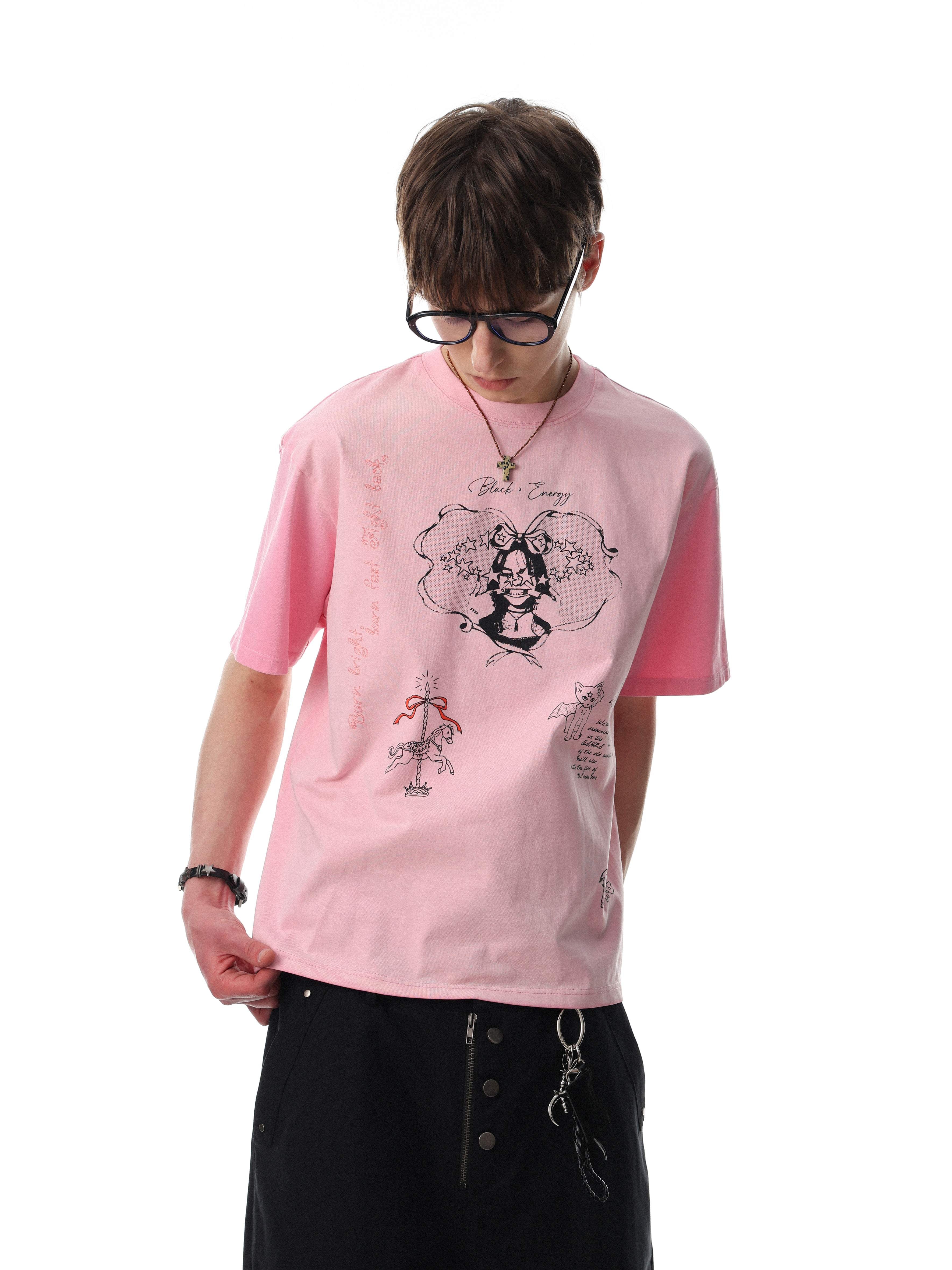 Omirad “Cute Sketch Graphic Tee”