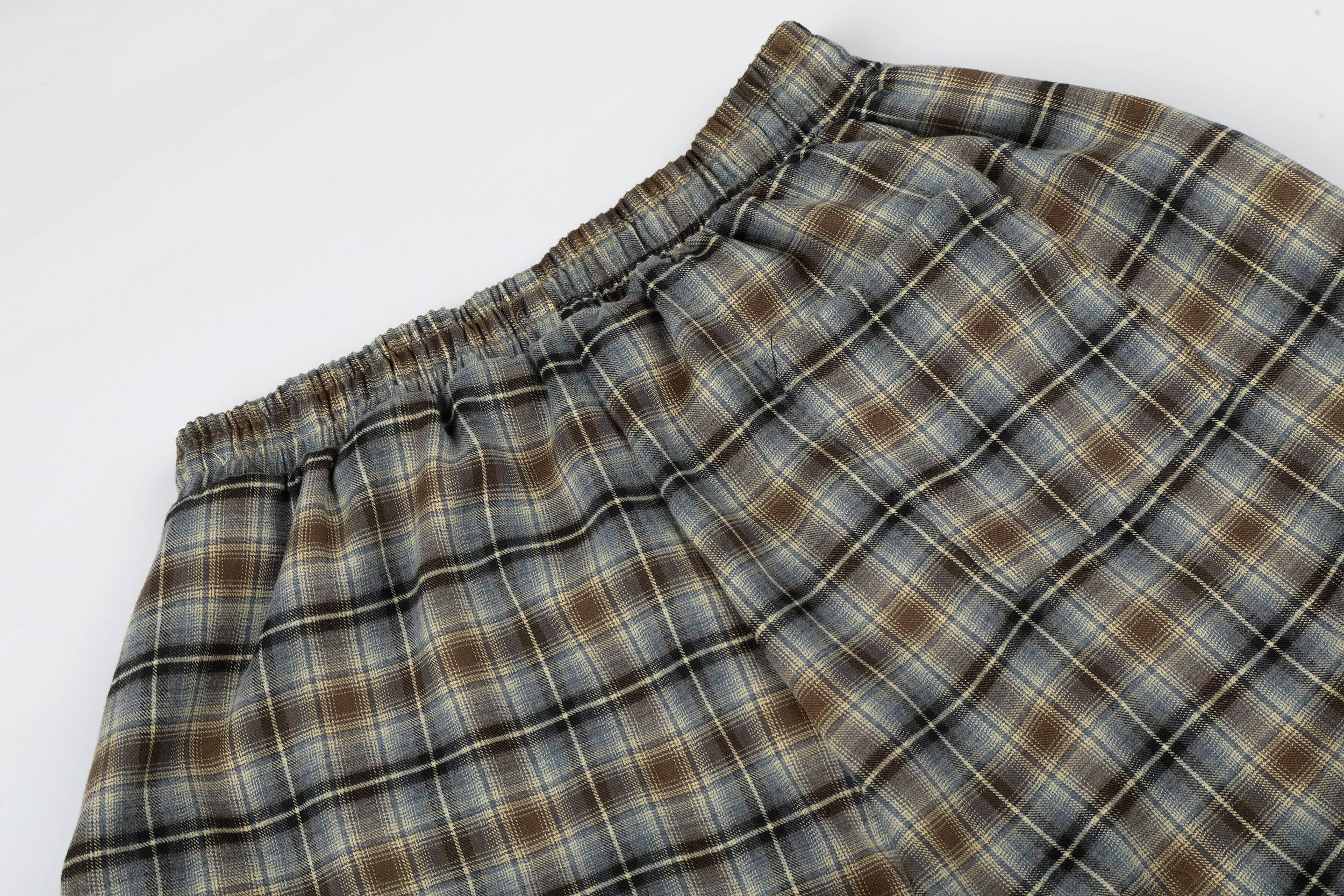 Omirad Plaid Lounge Shorts