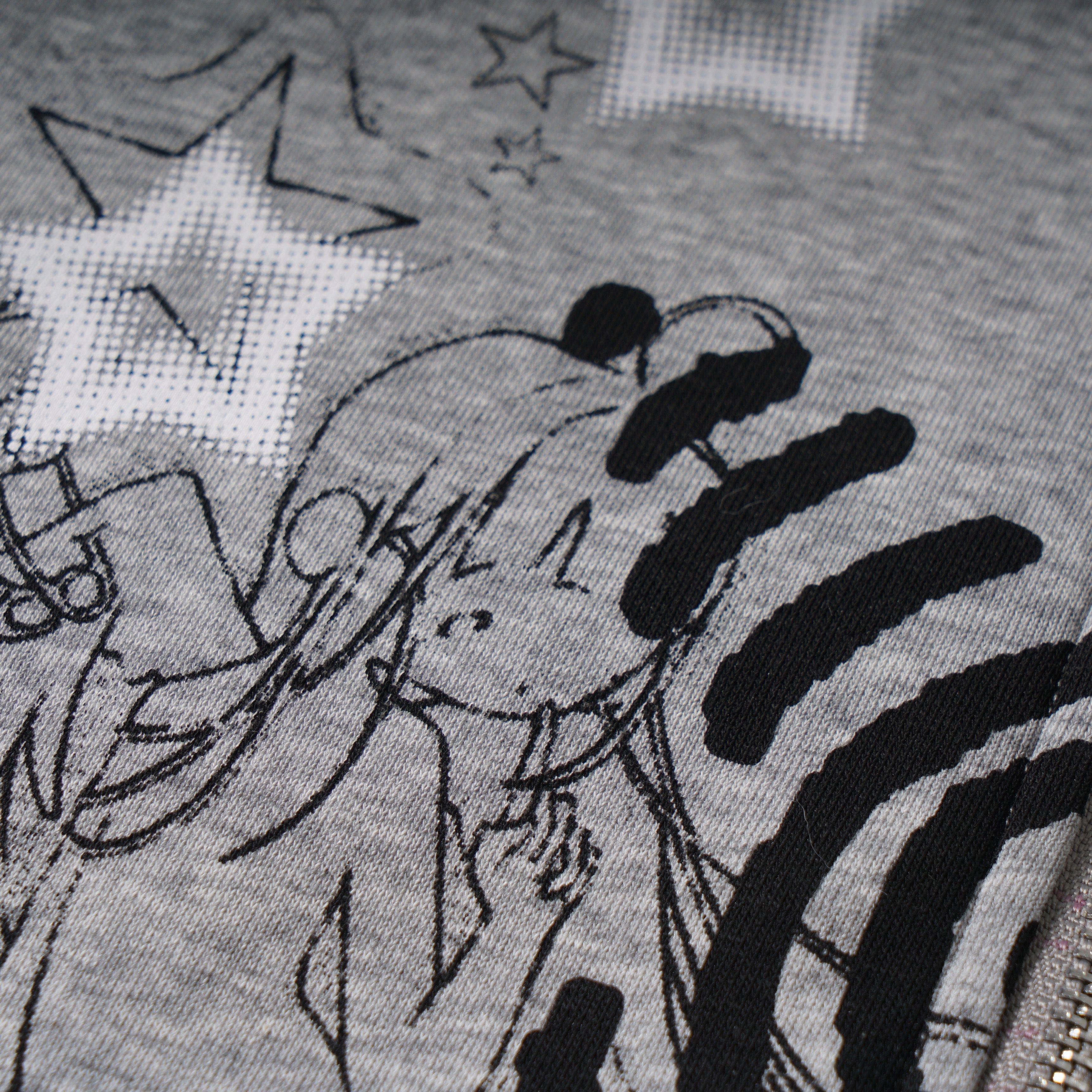 Omirad Graphic Zip-Up Hoodie