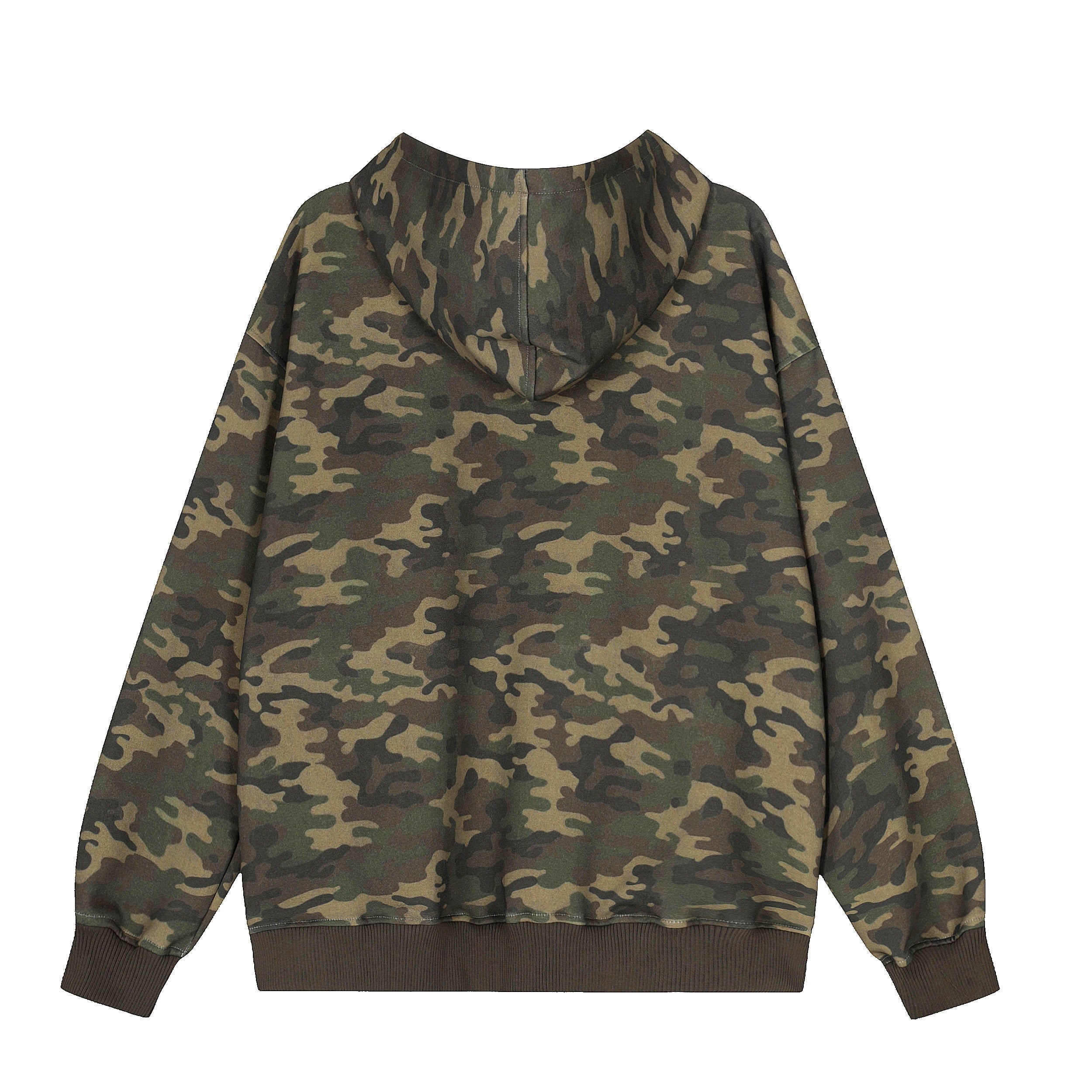 Omirad Camo Chenille Patch Half-Zip Hoodie