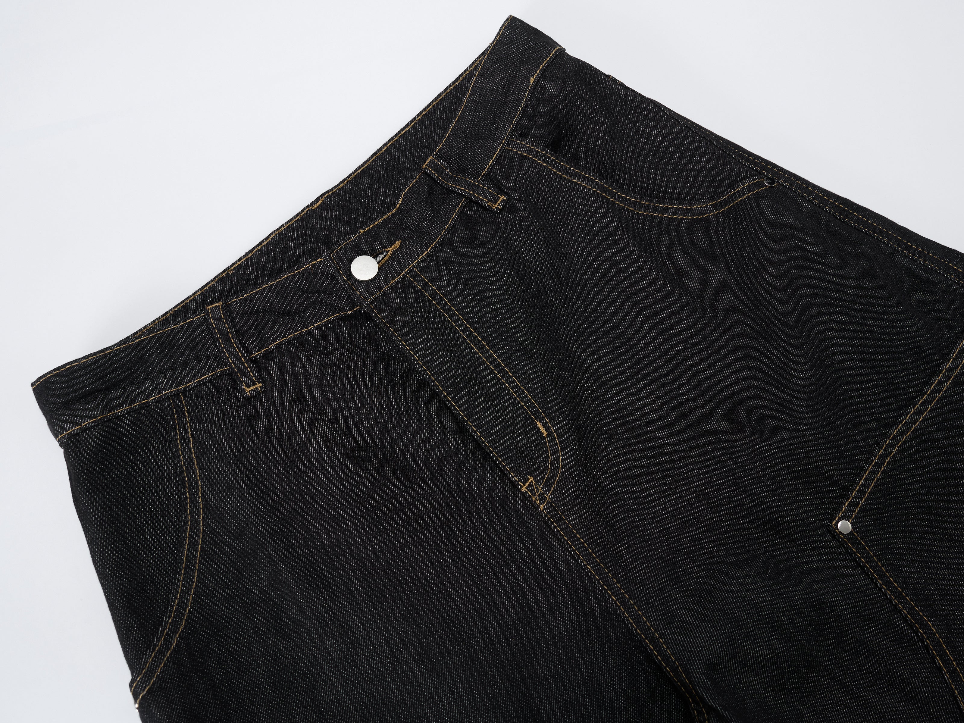 Omirad Utility Wide-Leg Denim Pants