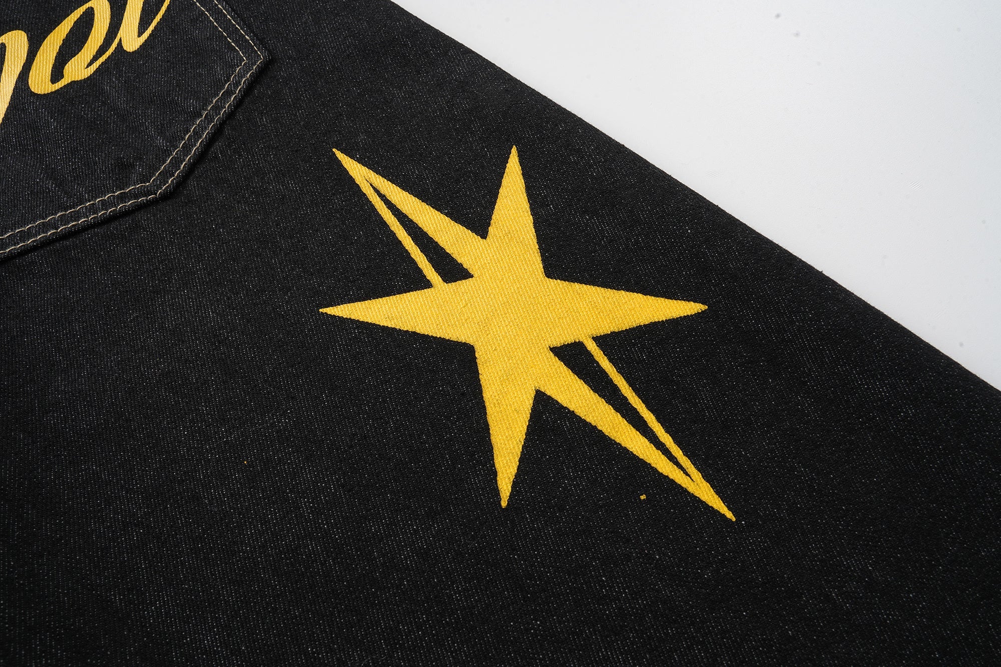 Omirad Star Script Wide-Leg Jeans