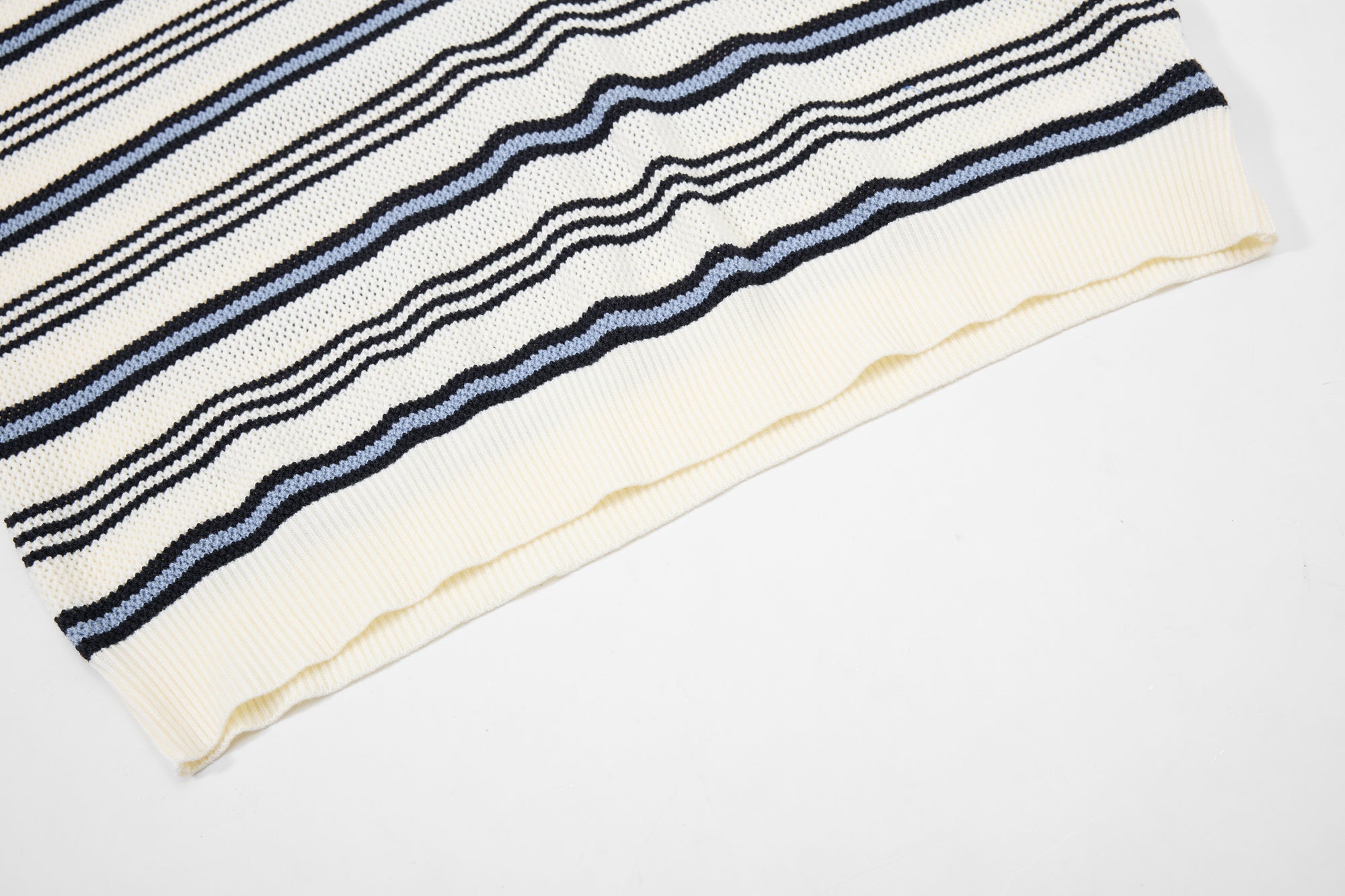 Omirad “Retro Stripe Knit Polo”