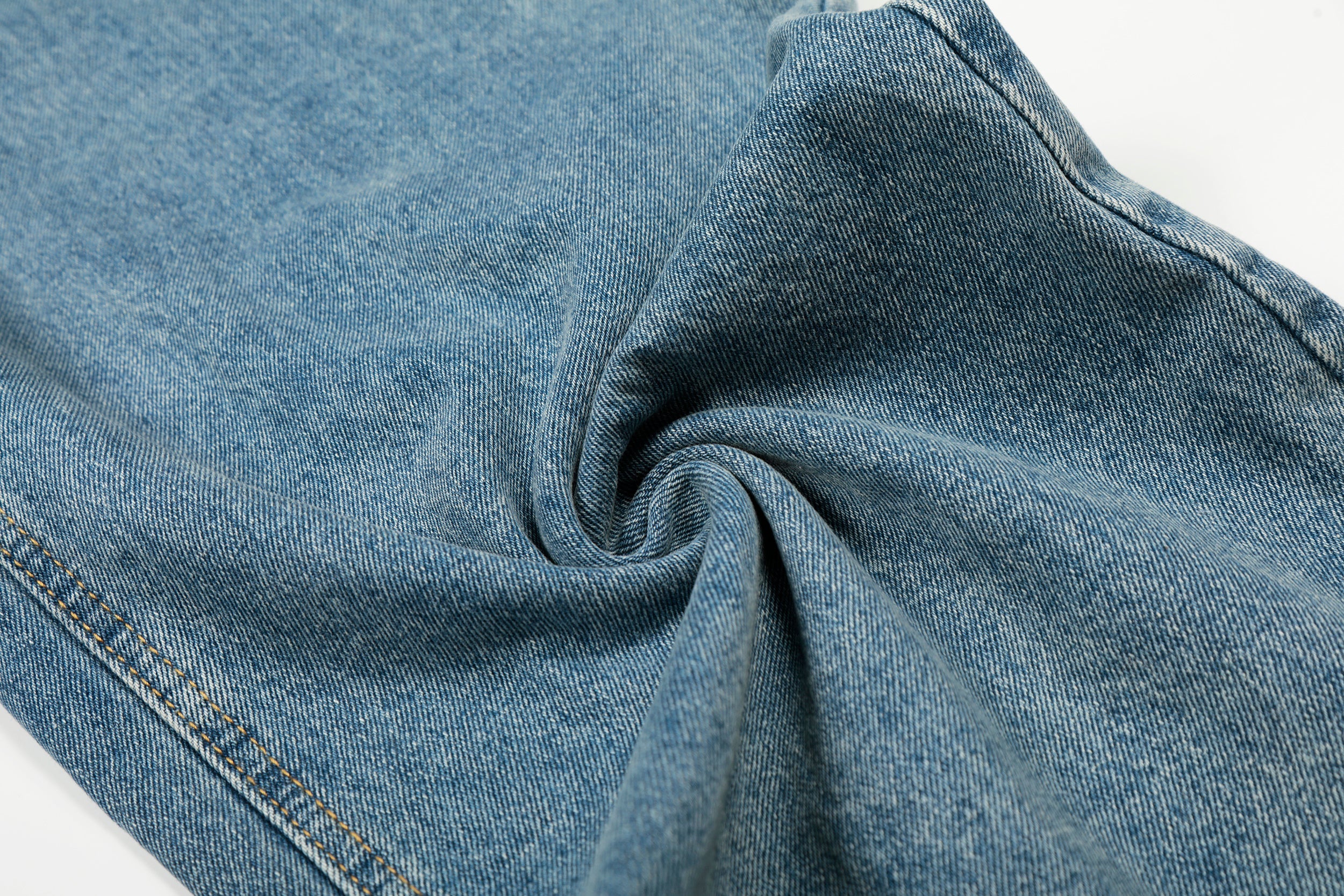 Omirad Asymmetric Waist Wide-Leg Denim Pants