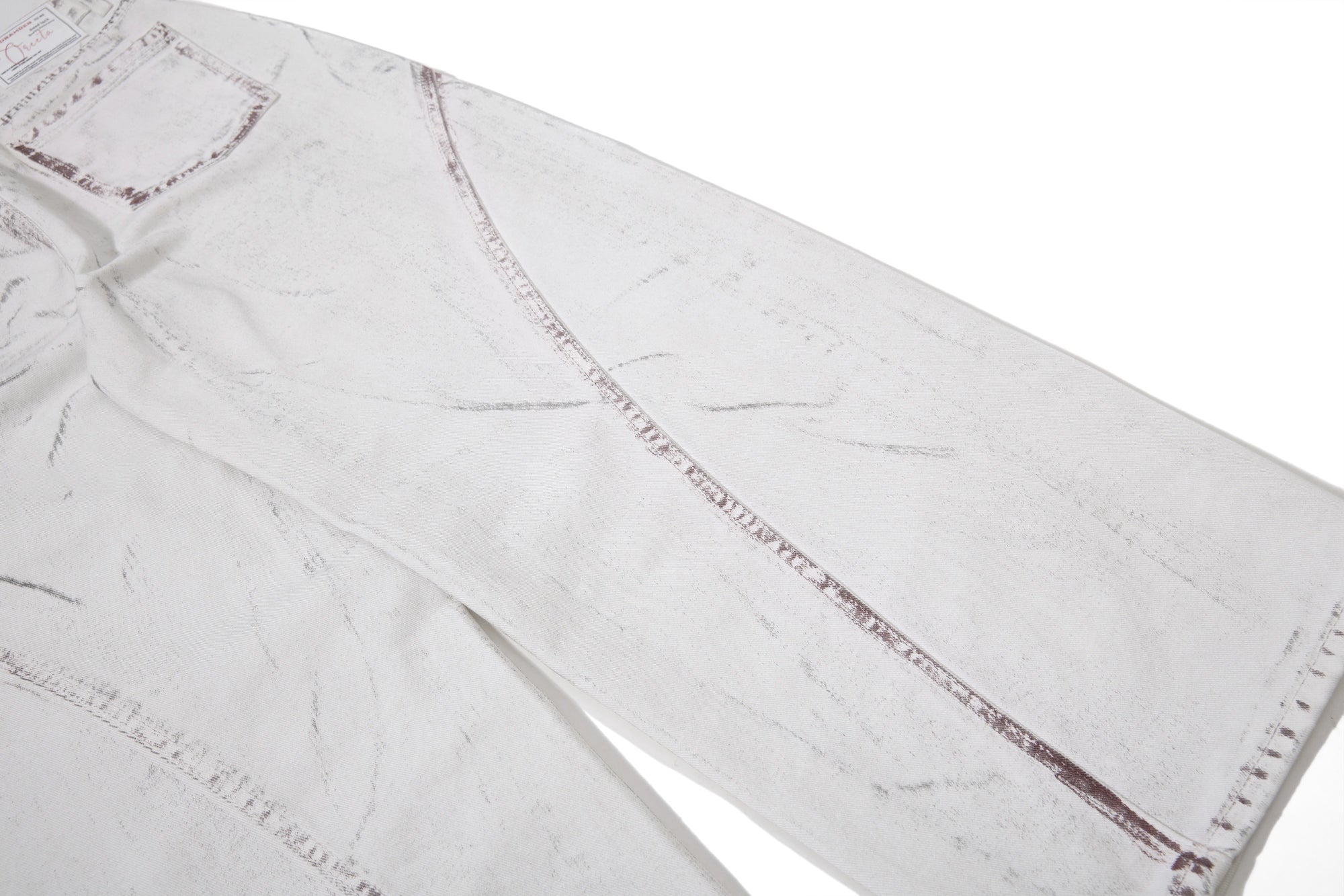 Omirad Washed Panel Denim Pants