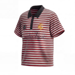 Omirad “Stripe Crest Polo Tee”