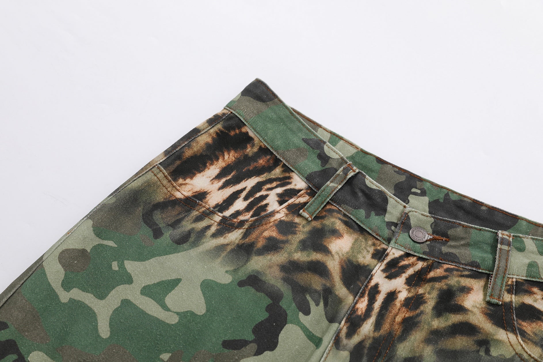 Omirad Leopard Camo Cargo Pants