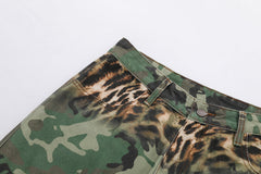 Omirad Leopard Camo Cargo Pants