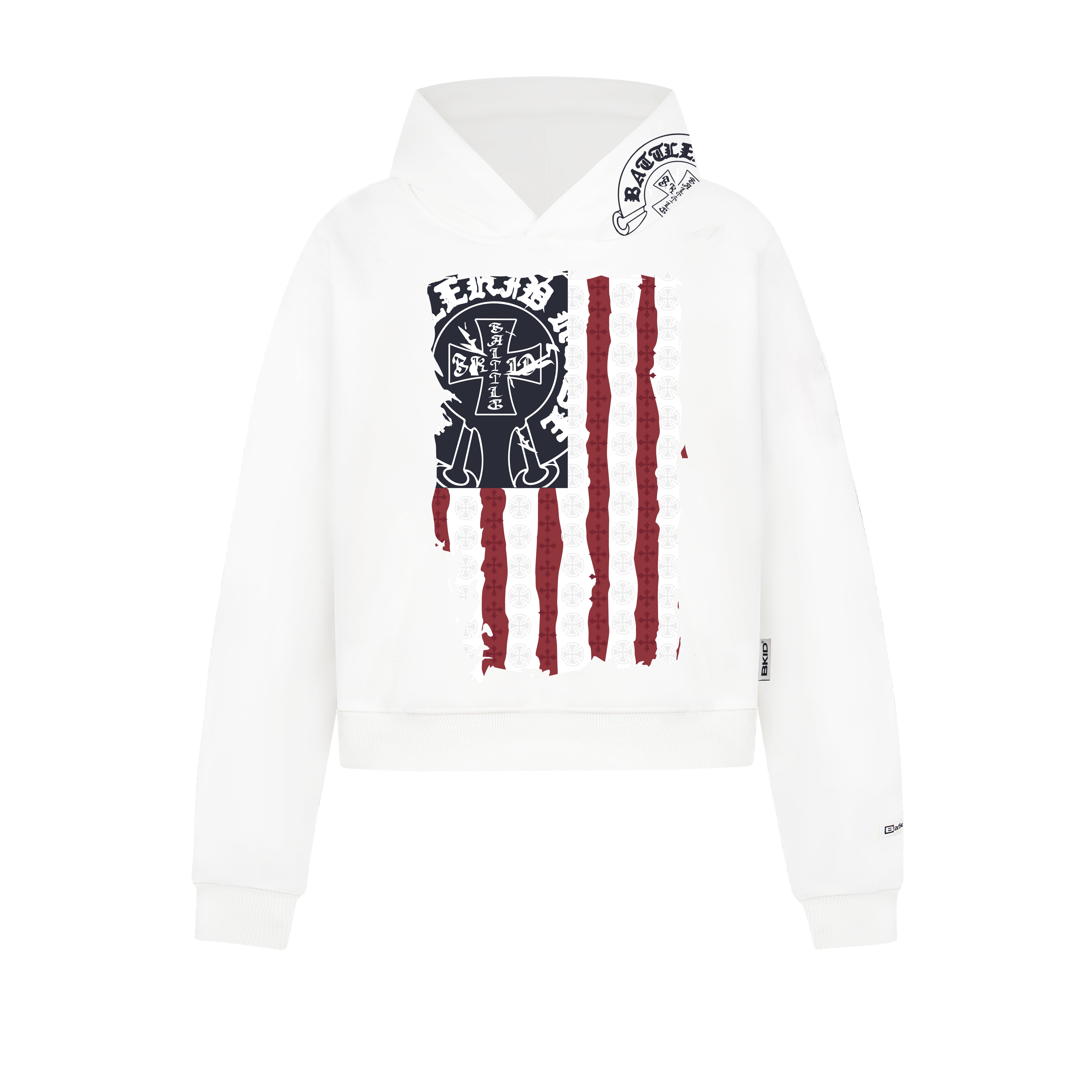 Omirad Graphic Flag Pullover Hoodie