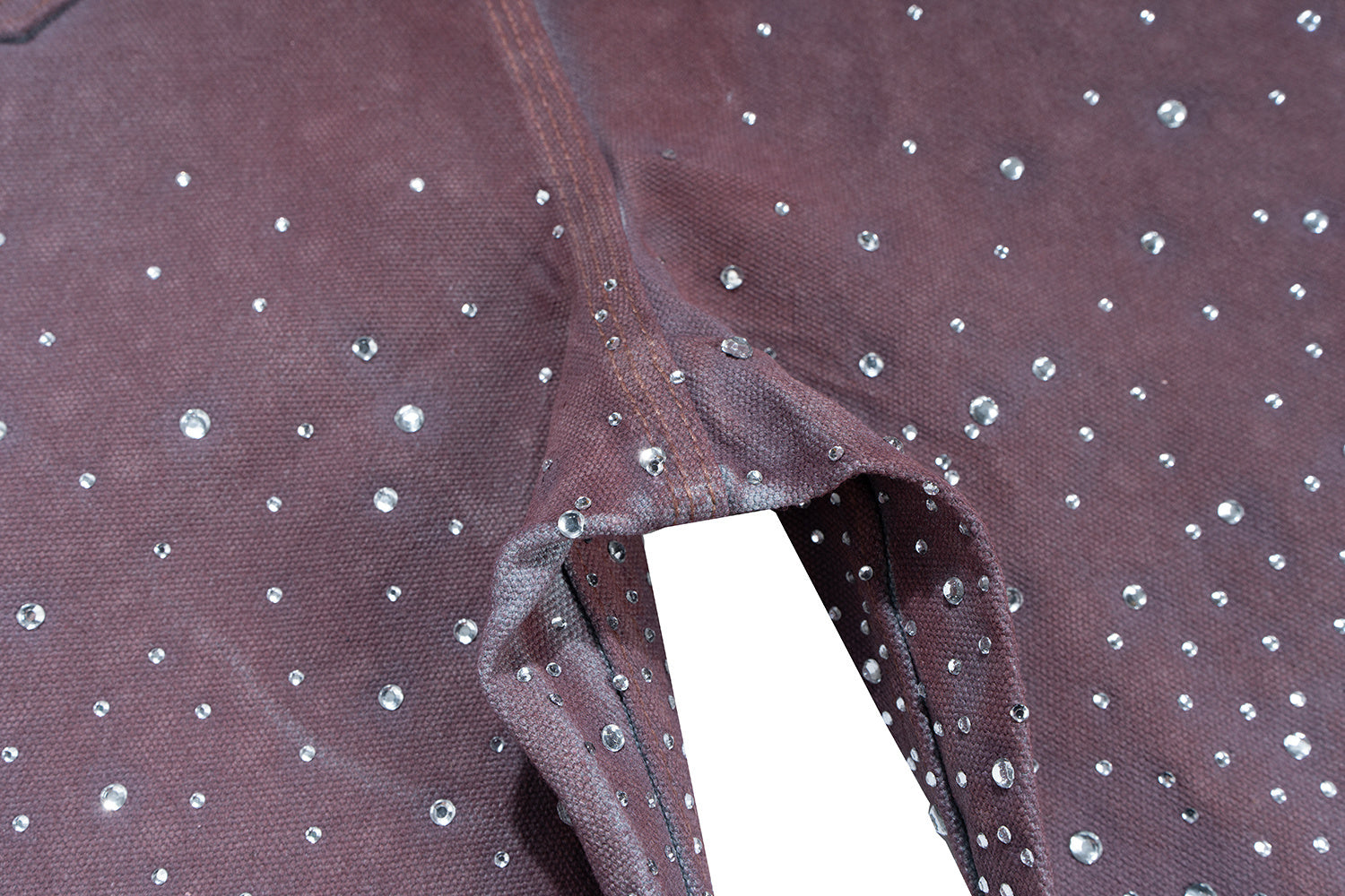 Omirad Studded Denim Shorts