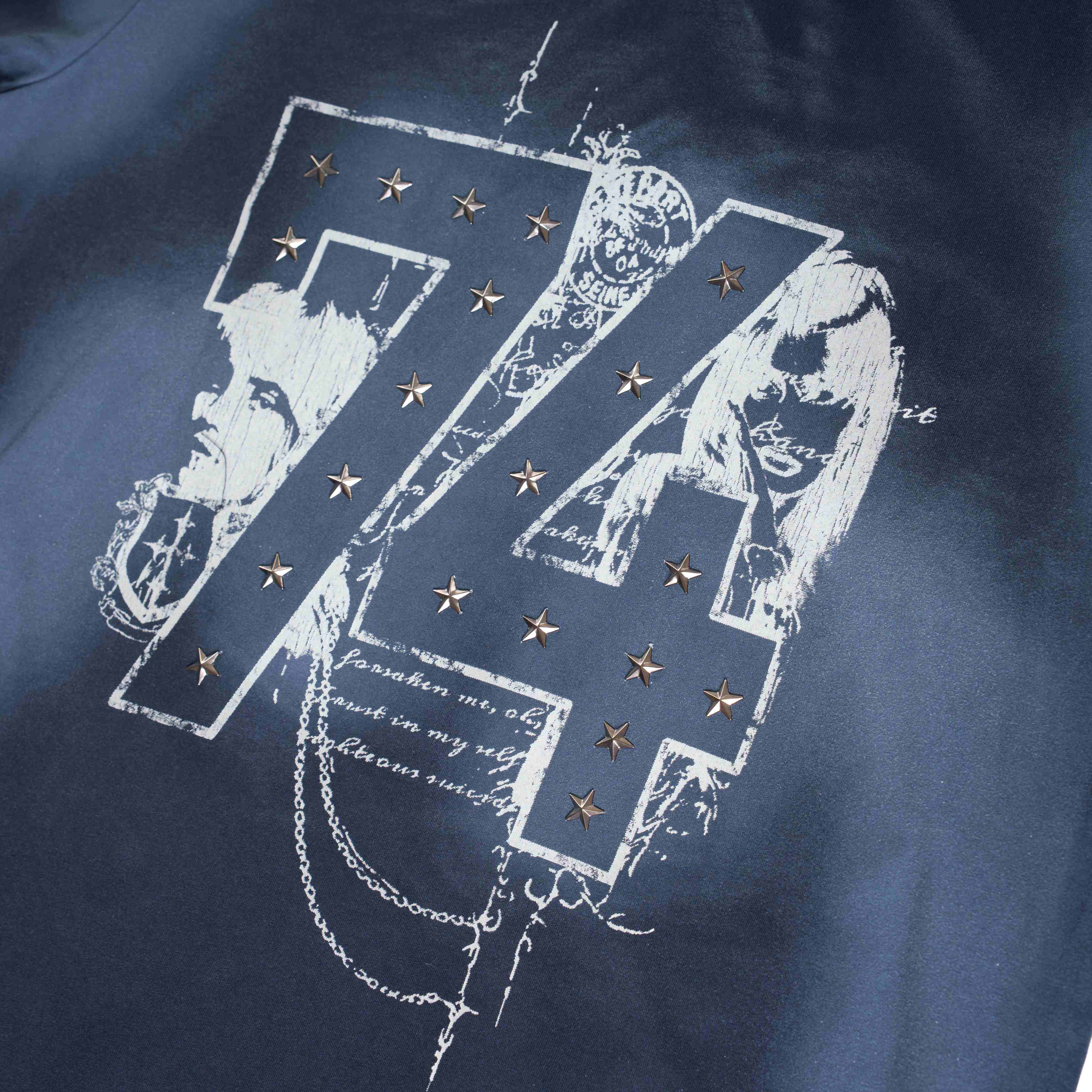 Omirad “74 Star Distressed Graphic Tee”