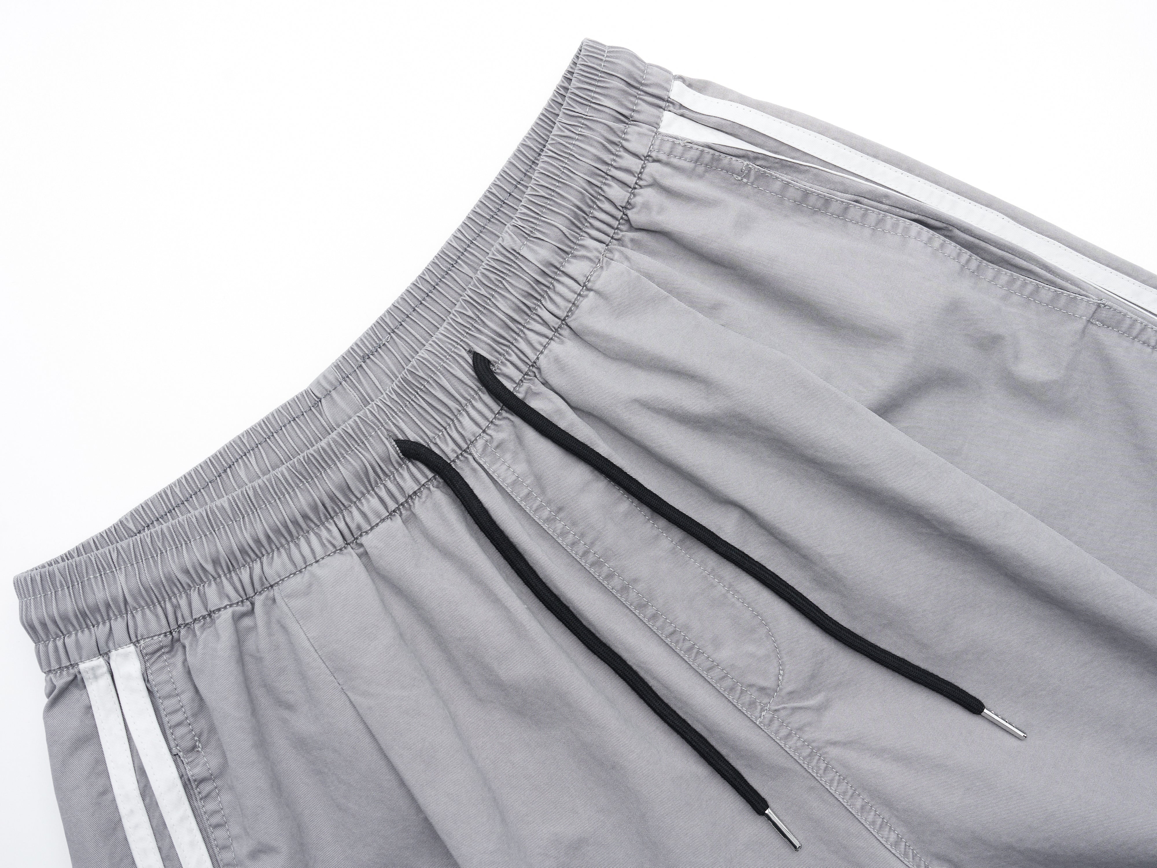 Omirad Washed Wide-Leg Stripe Shorts