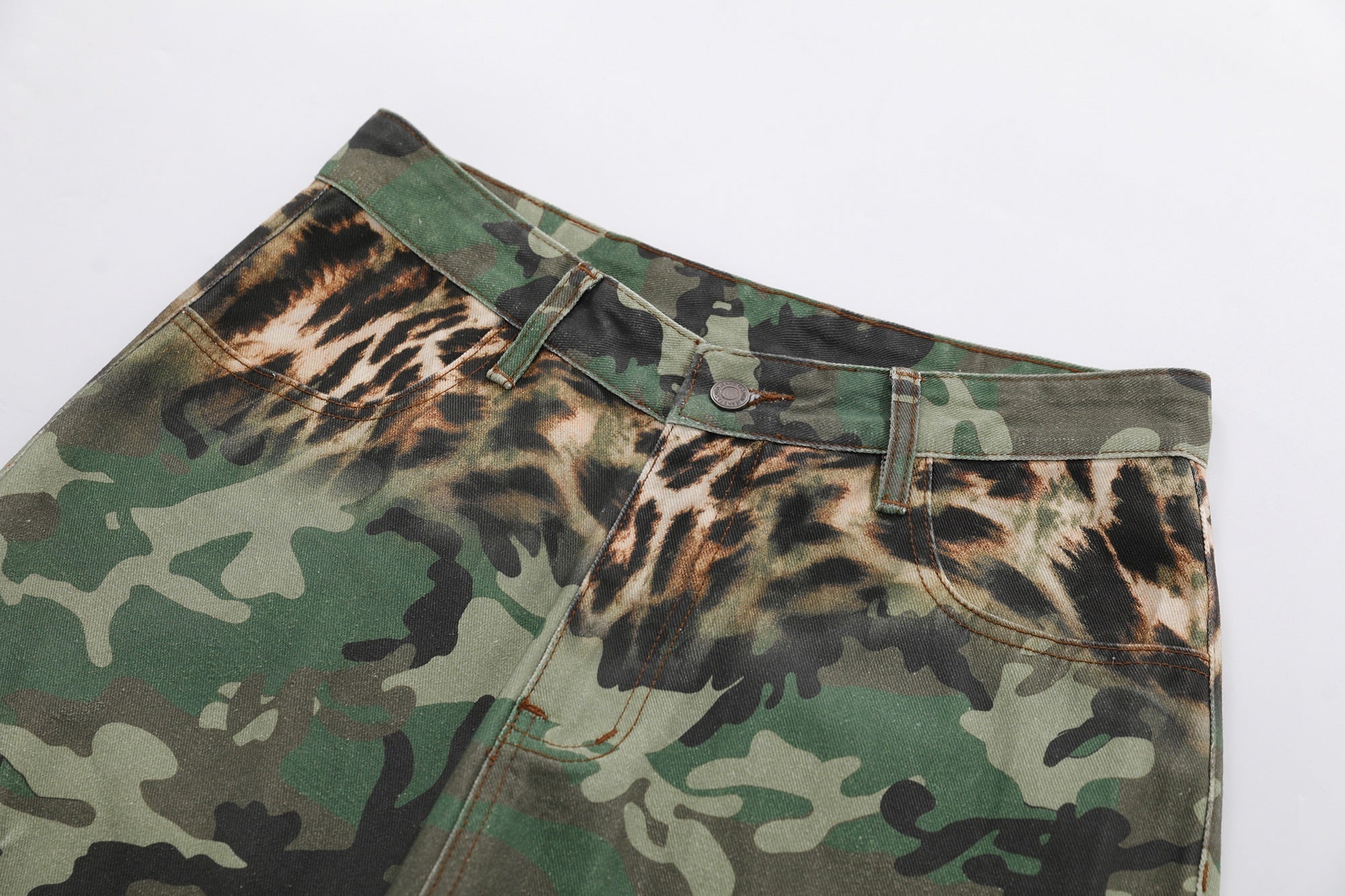Omirad Leopard Camo Cargo Pants