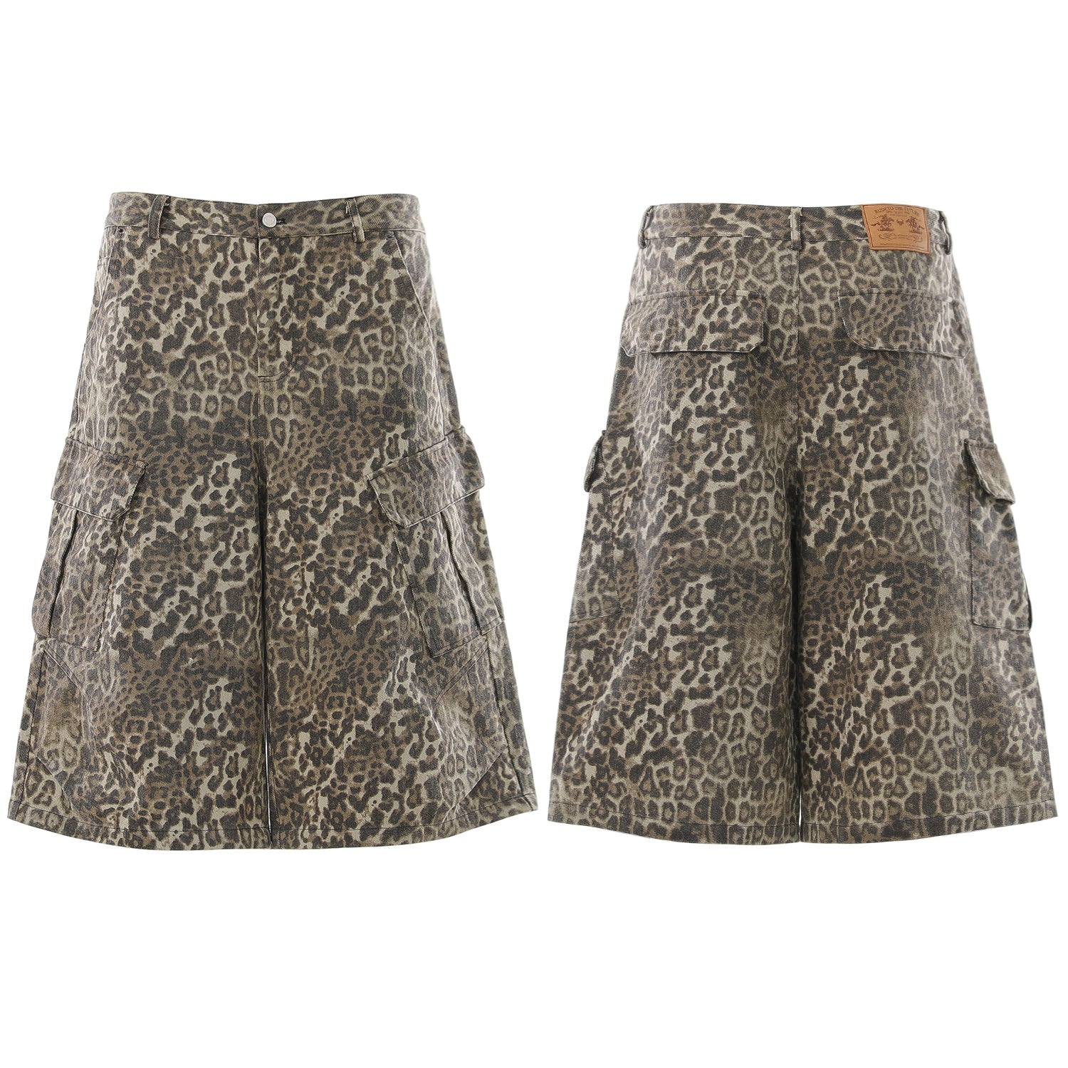 Omirad “Leopard Cargo Shorts”
