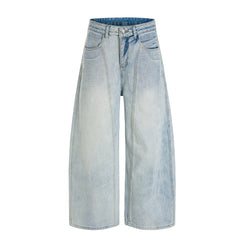 Omirad Vintage Wide-Leg Washed Jeans