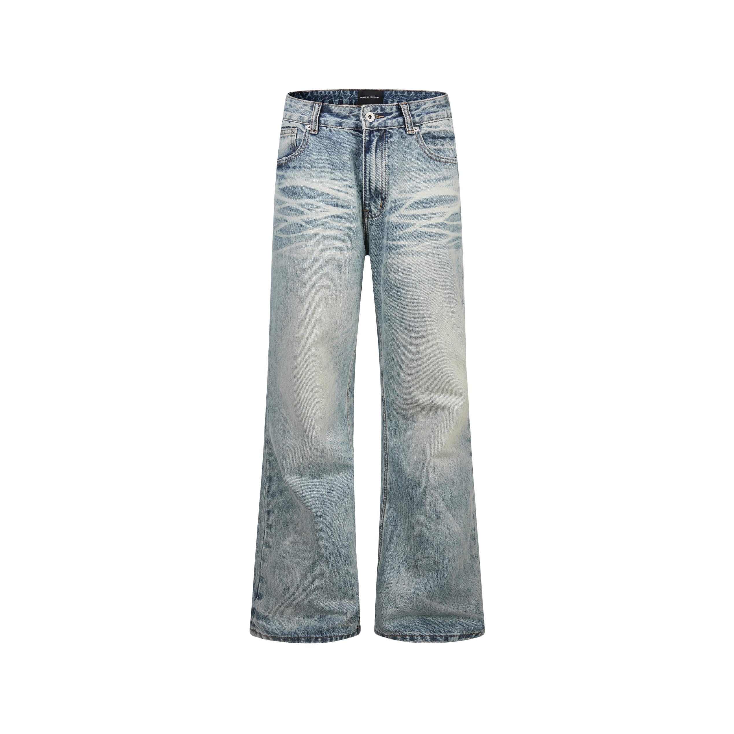 Omirad Vintage Washed Wide-Leg Jeans