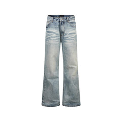 Omirad Vintage Washed Wide-Leg Jeans