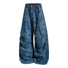 Omirad Washed Camo Baggy Jeans