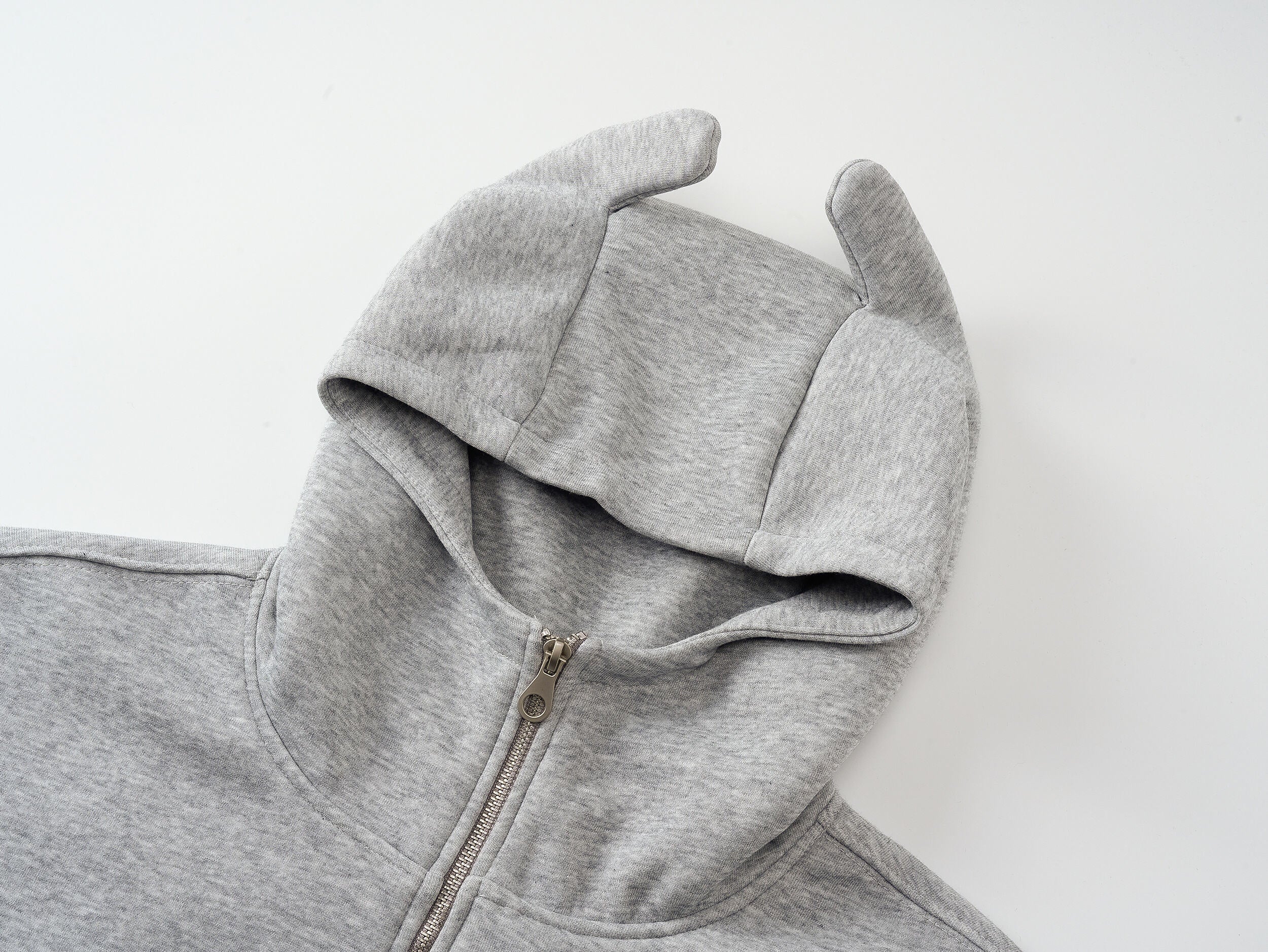 Omirad Devil-Horn Graphic Zip Hoodie