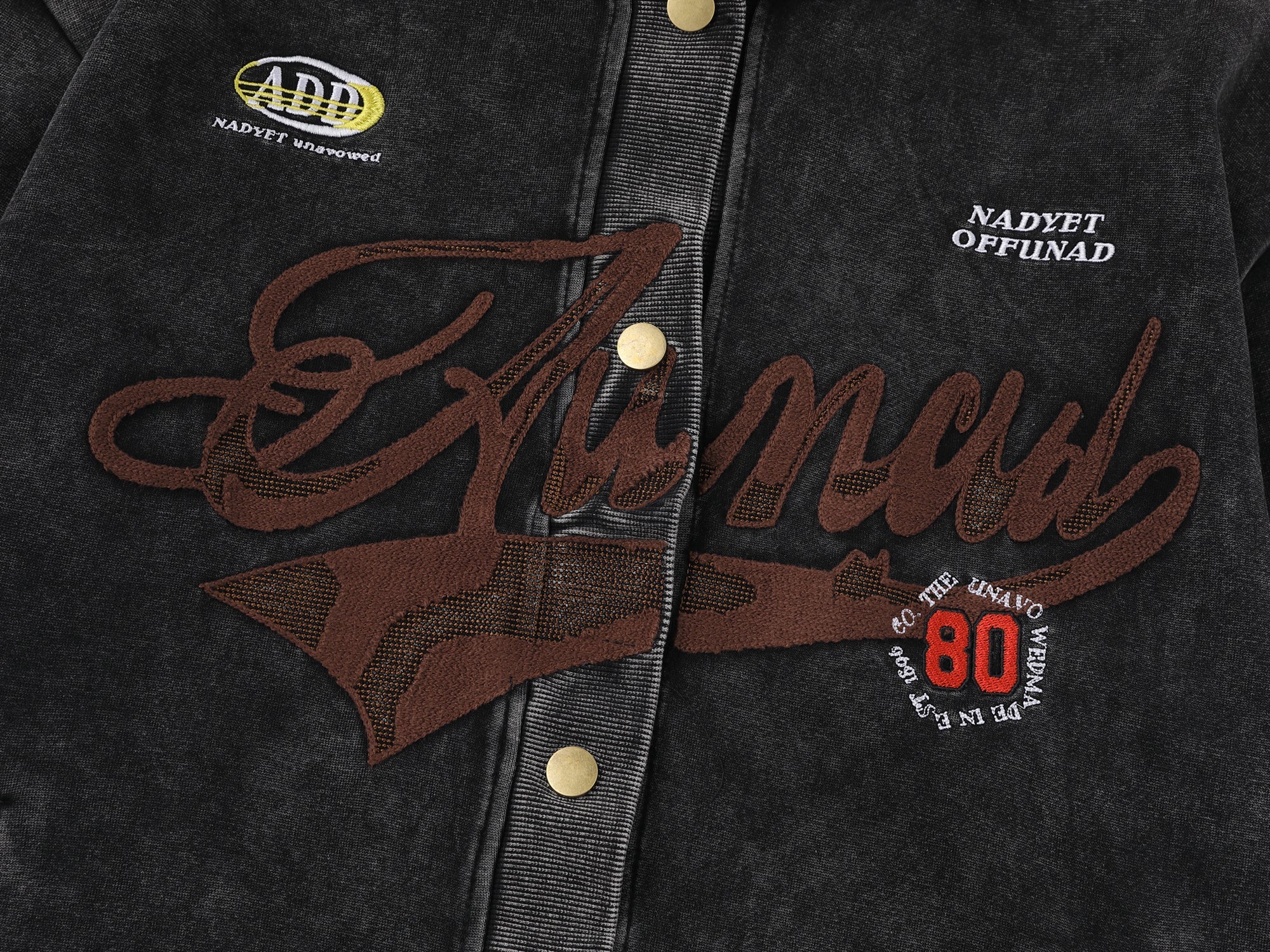 Omirad Vintage Hooded Varsity Jacket