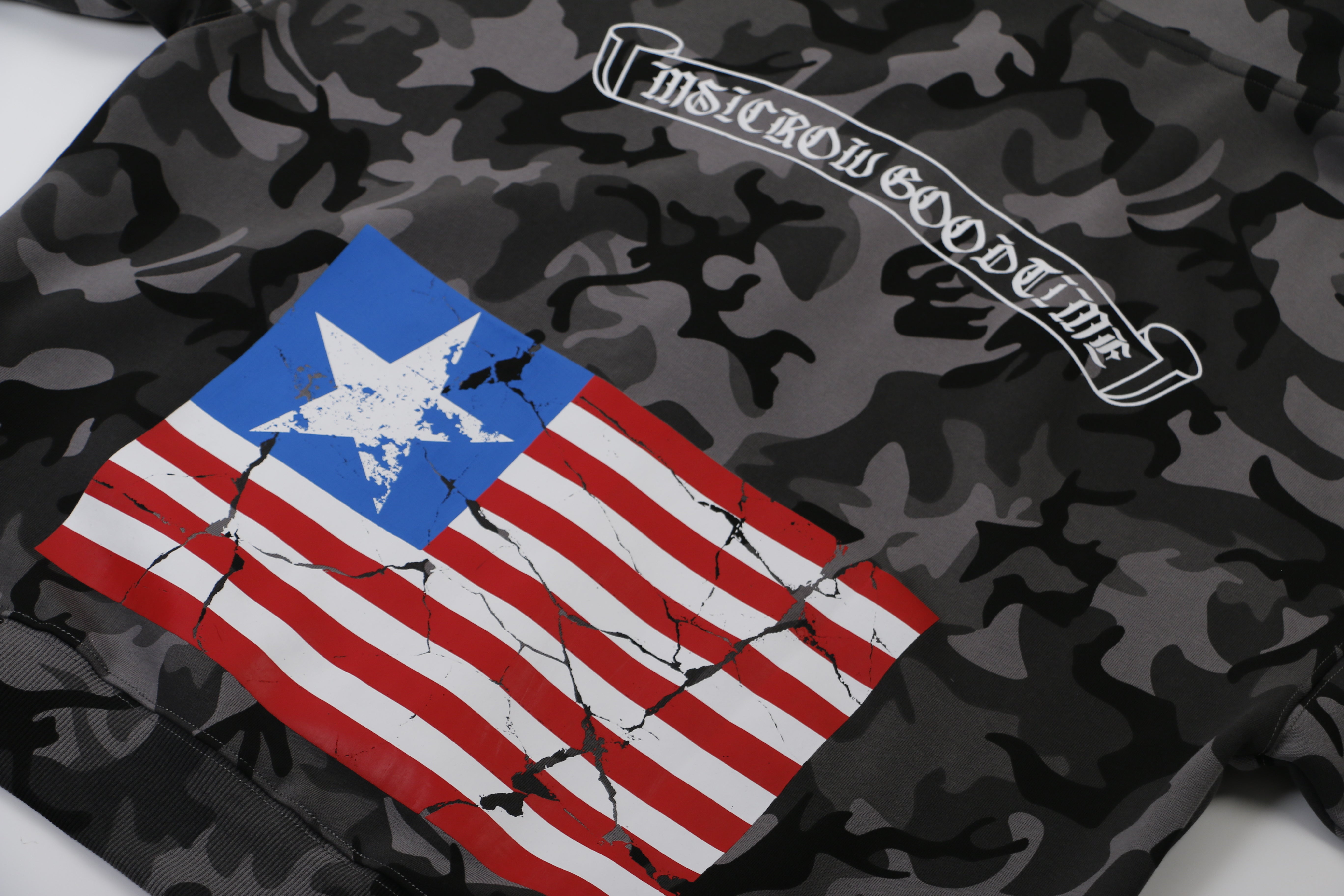 Omirad Camo Flag Zip-Up Hoodie