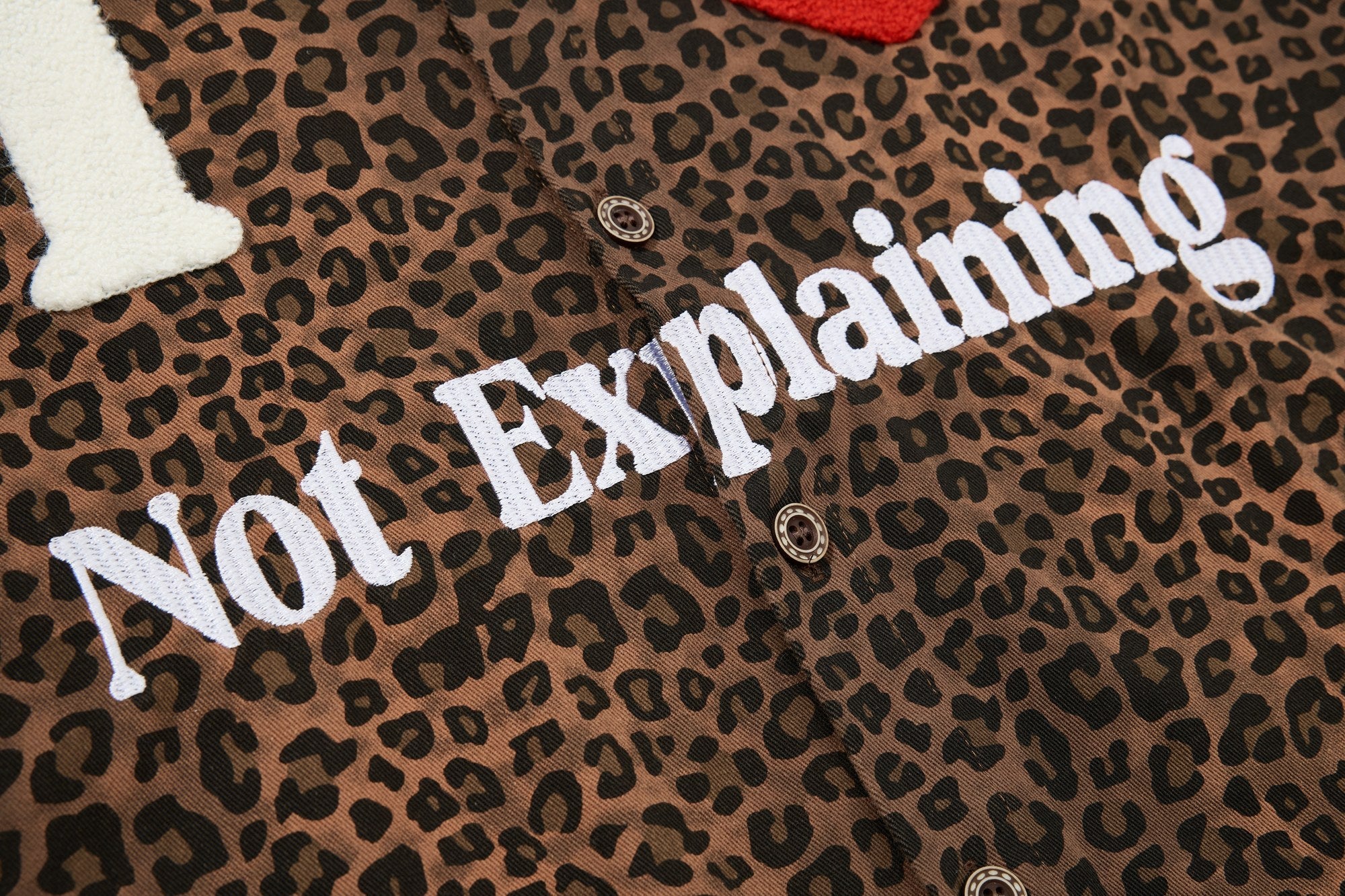 Omirad Leopard Print Statement Shirt