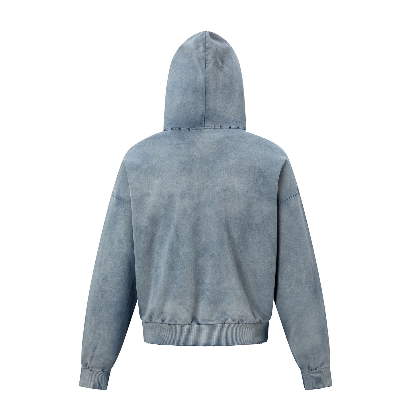 Omirad Vintage Patch Zip-Up Hoodie