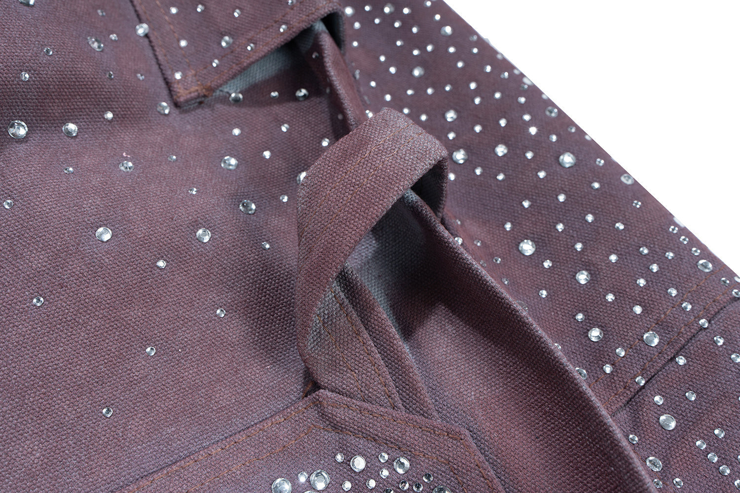 Omirad Studded Denim Shorts