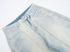 Omirad Vintage Wide-Leg Washed Jeans