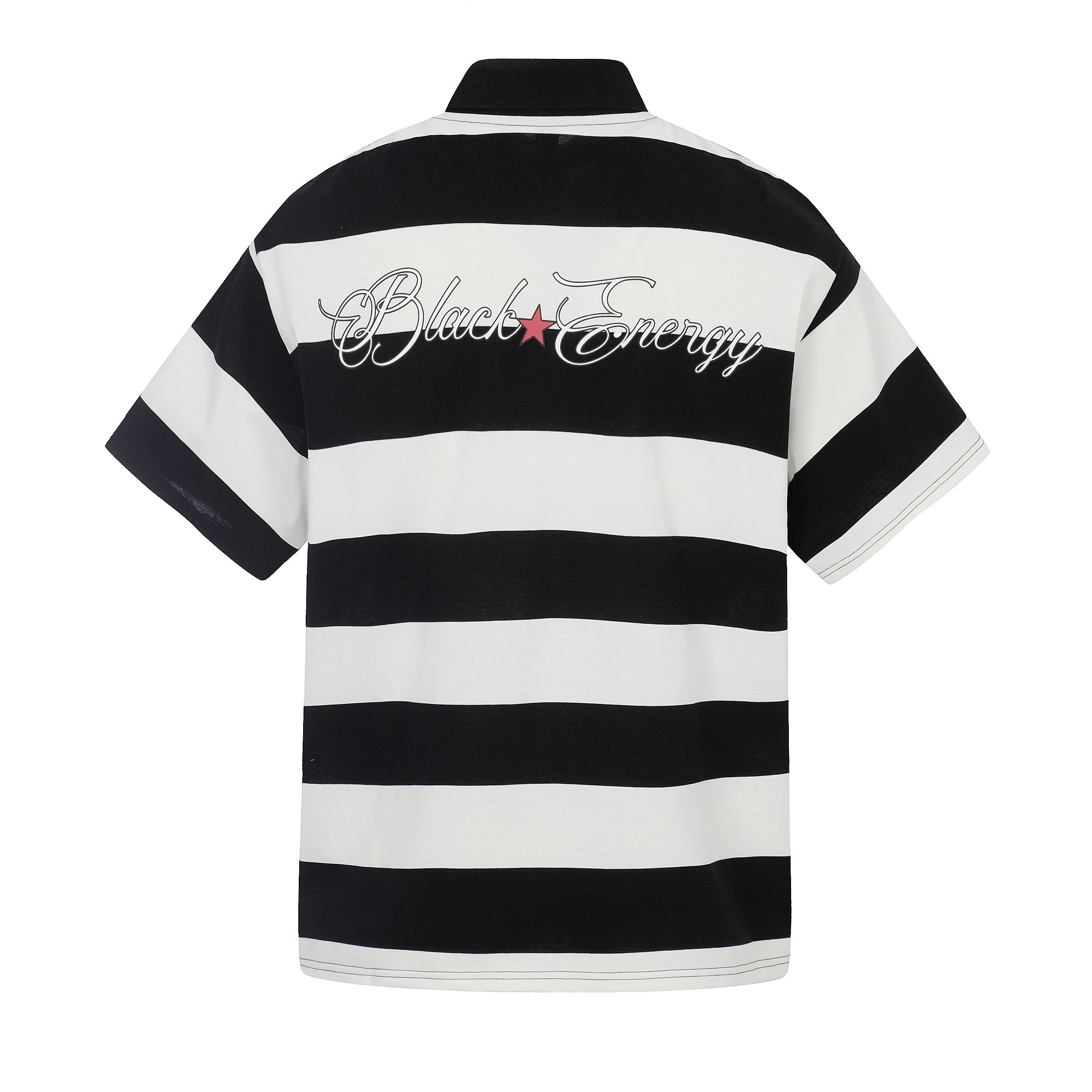 Omirad “Rugby Stripe Graphic Polo”