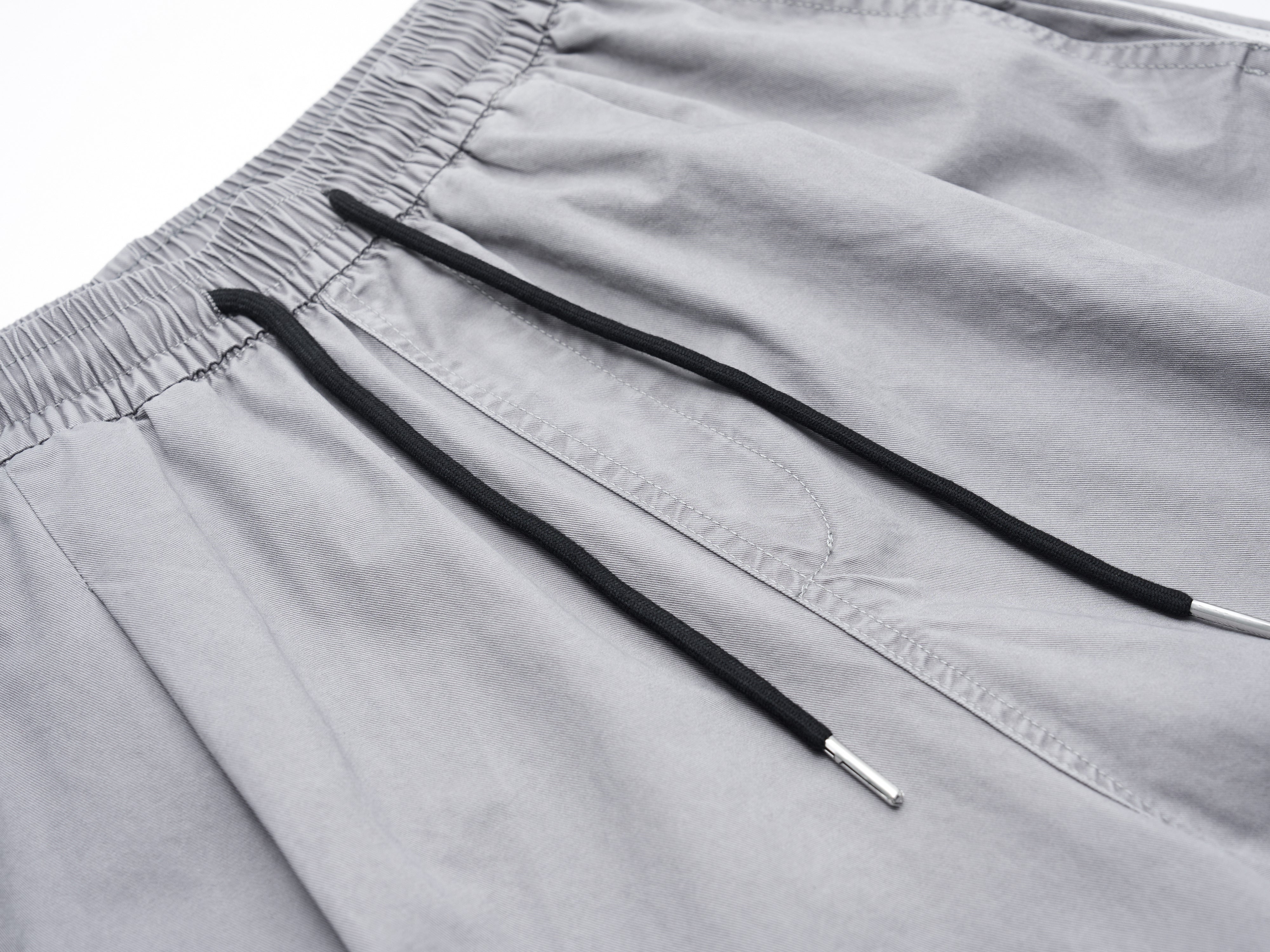 Omirad Washed Wide-Leg Stripe Shorts