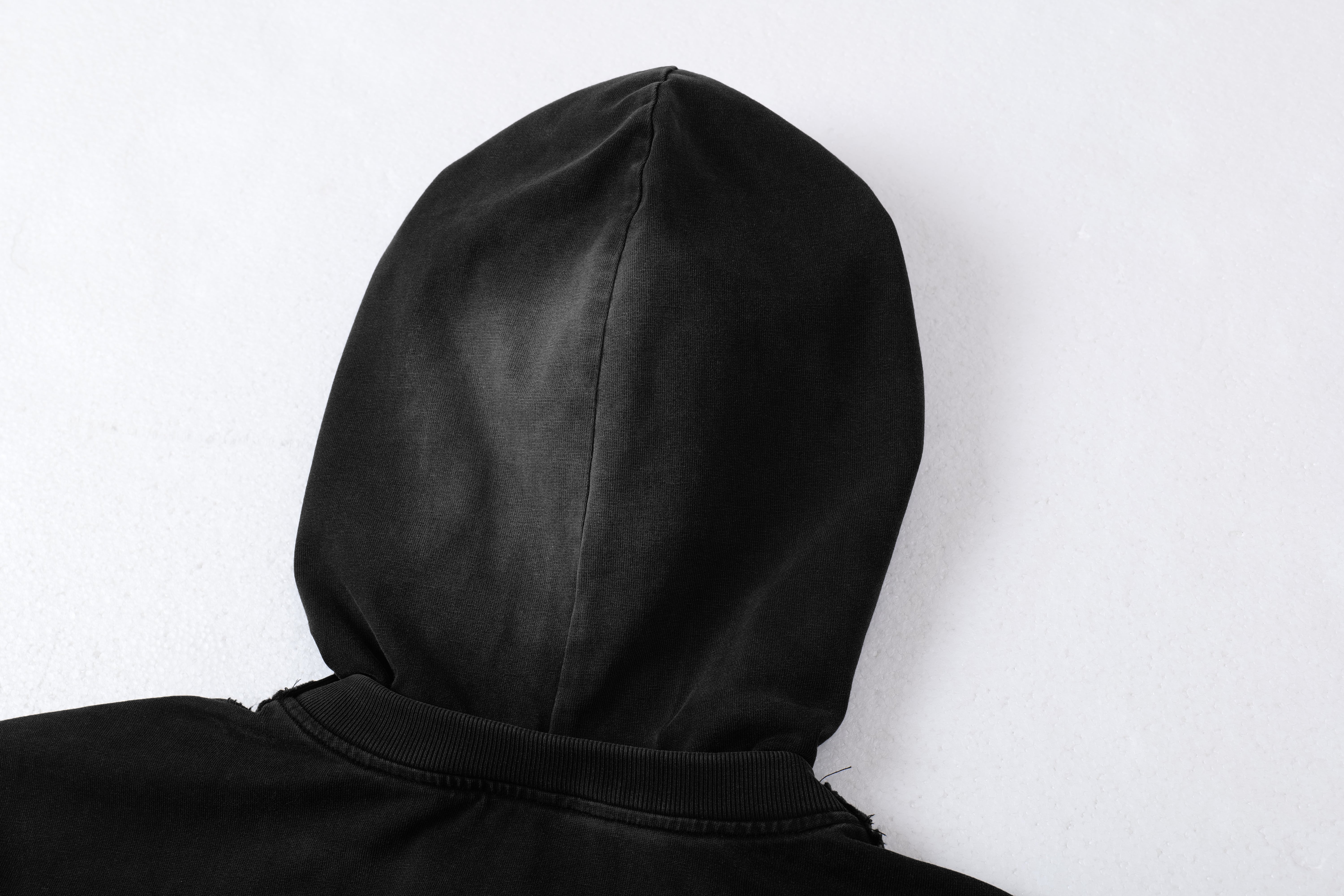 Omirad Destroyed Layered Graphic Hoodie Tee