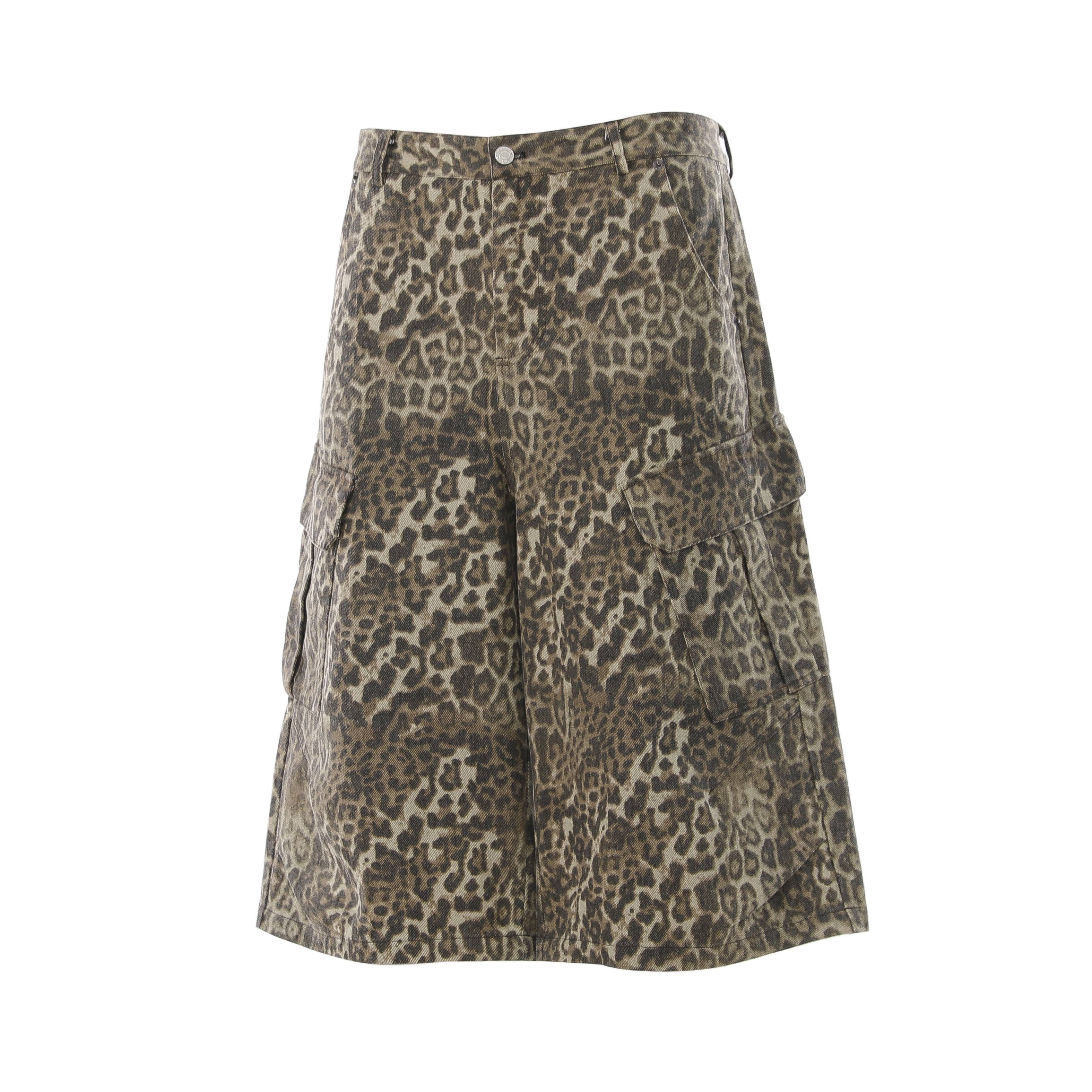 Omirad “Leopard Cargo Shorts”