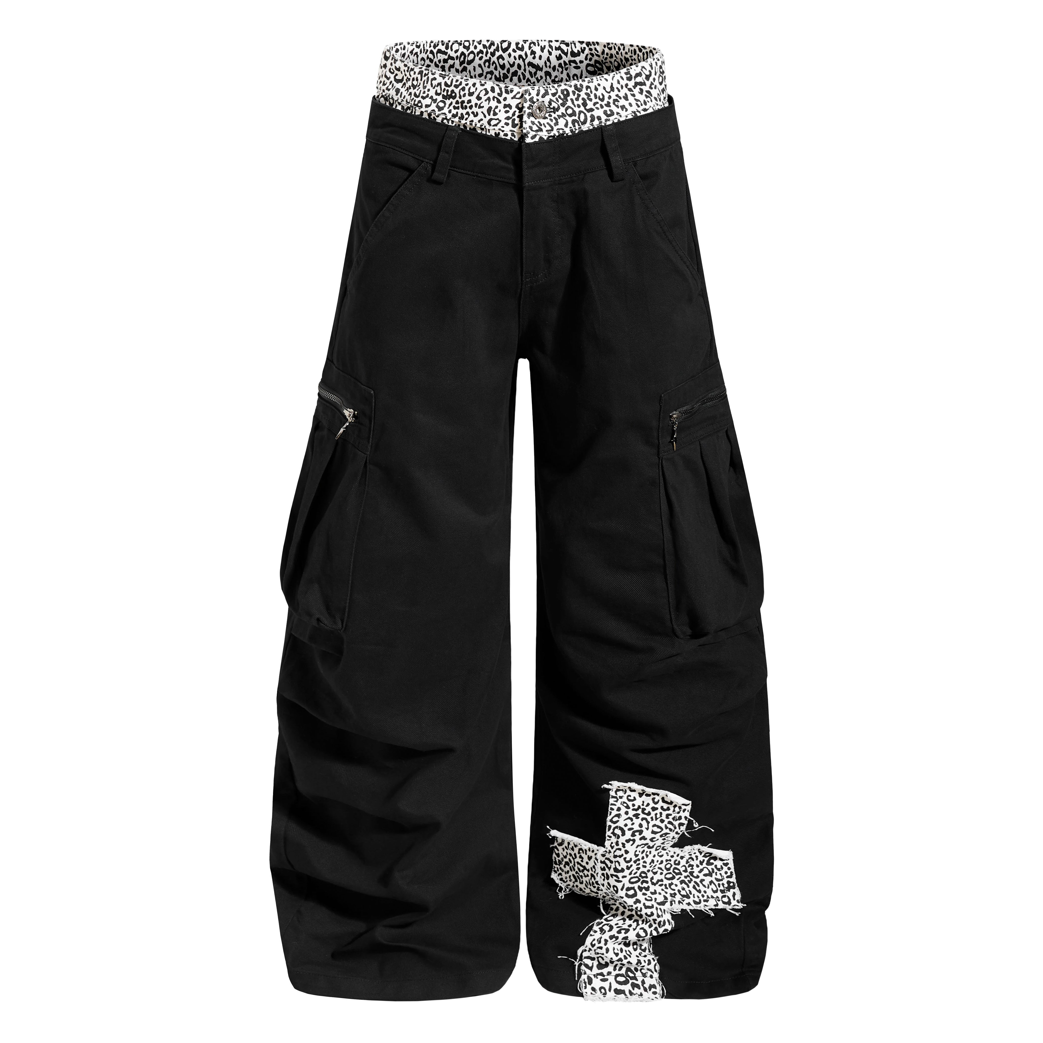 Omirad Leopard Cross Utility Pants