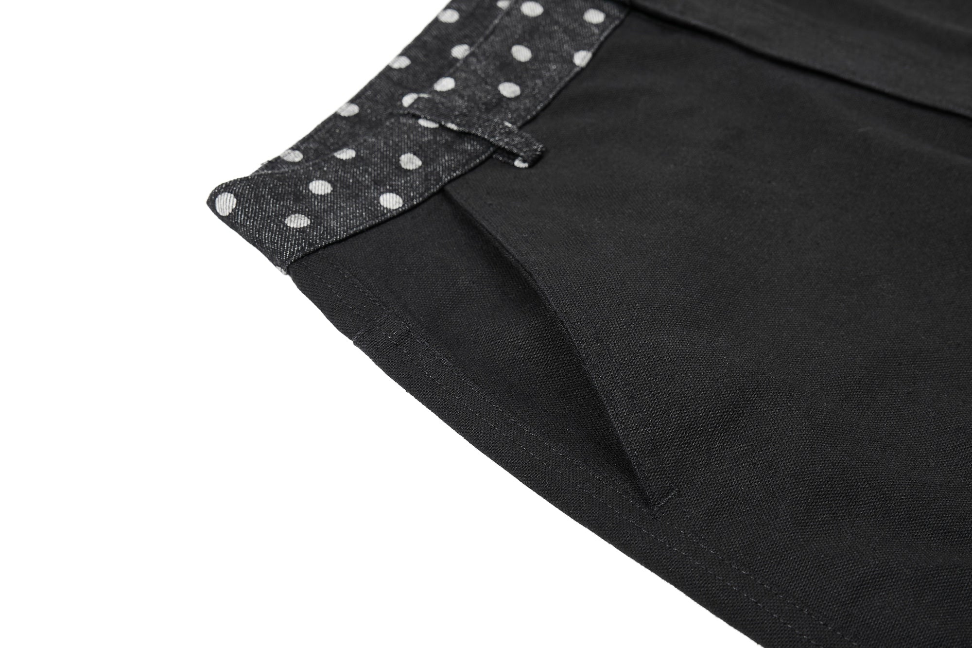 Omirad Polka Dot Panel Denim Jeans