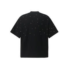 Omirad Rhinestone Lip Graphic Tee