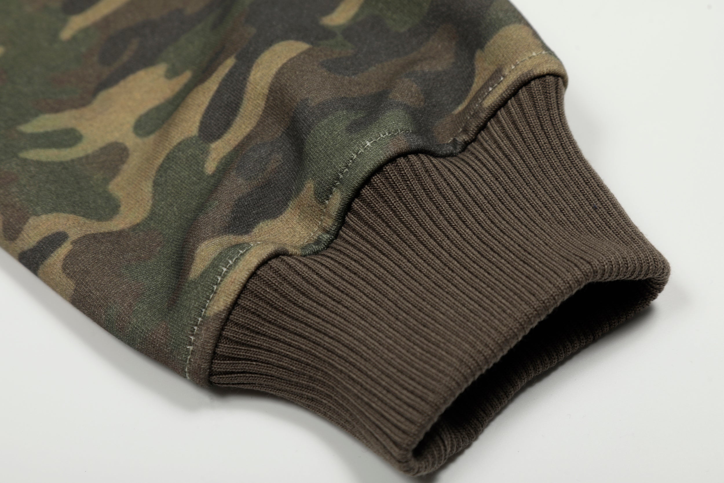 Omirad Camo Chenille Patch Half-Zip Hoodie
