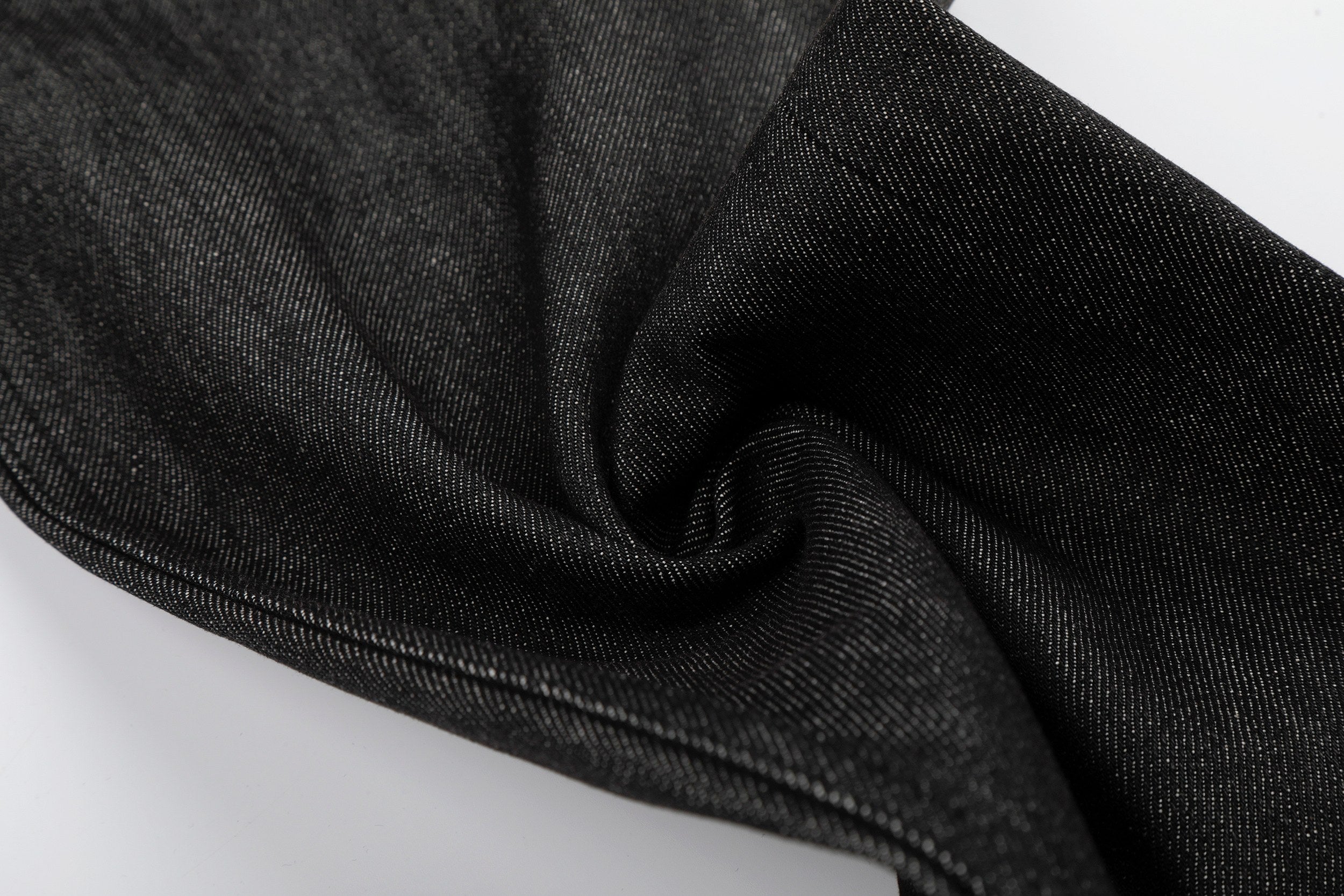 Omirad “Black Raw Button Denim Jeans”