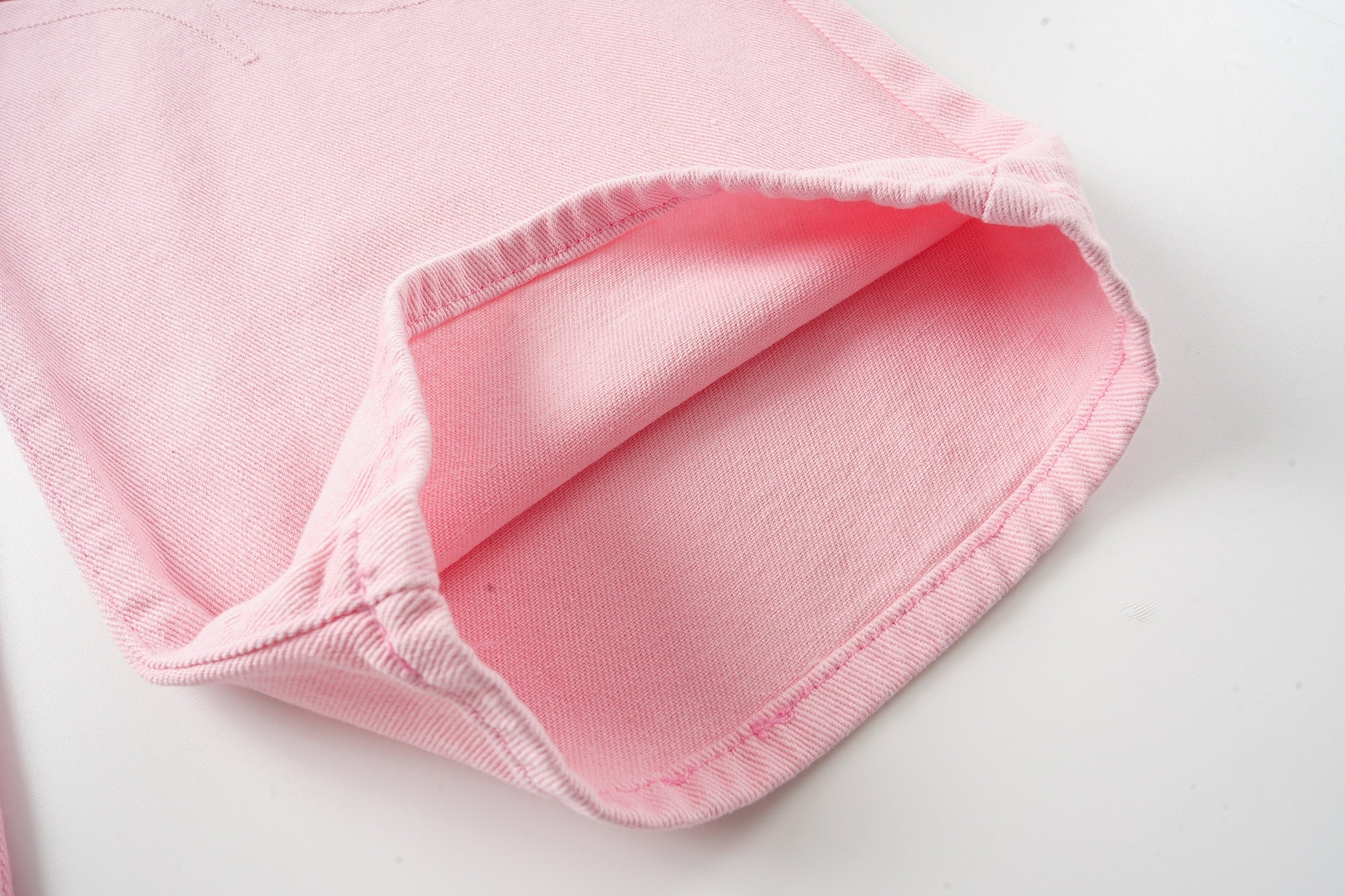 Omirad Pink Washed Wide-Leg Jeans