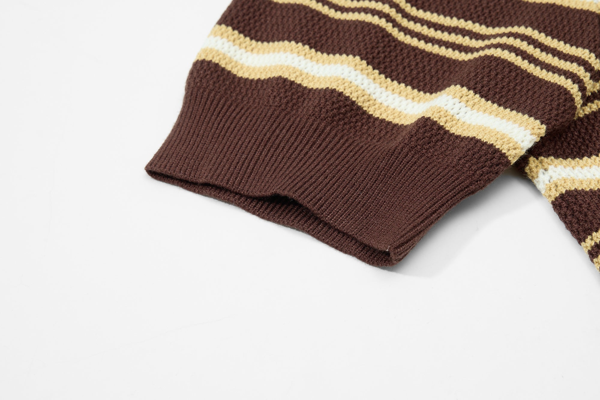 Omirad “Retro Stripe Knit Polo”